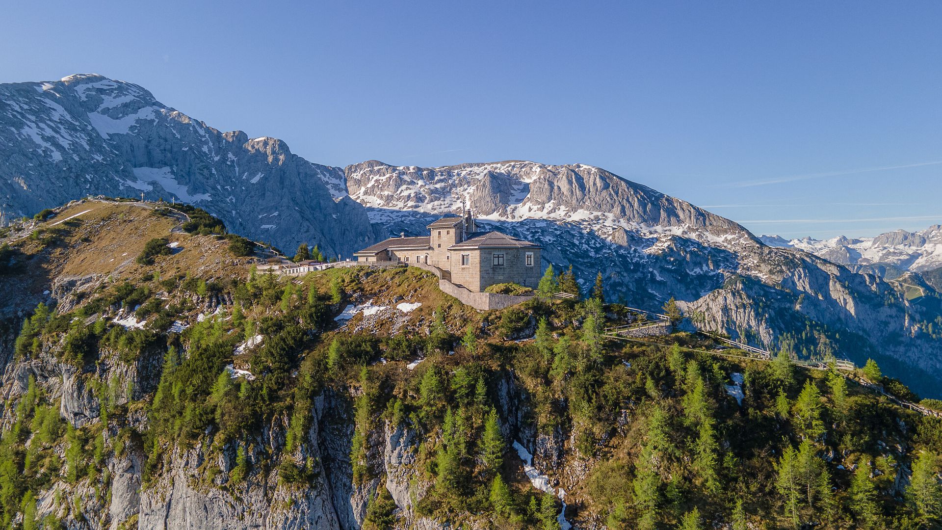 Das Kehlsteinhaus im Frühling