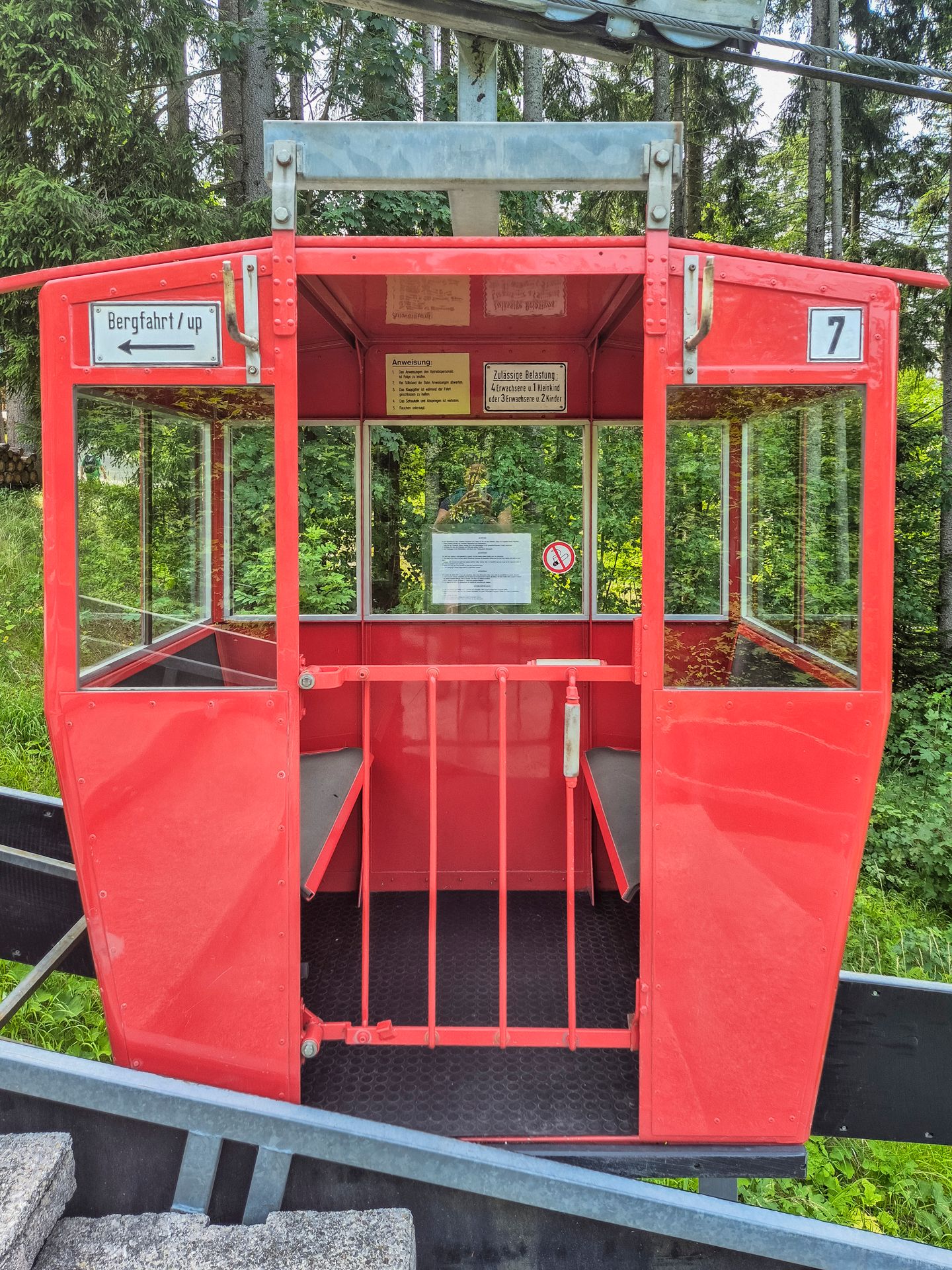 Gondel der Obersalzbergbahn