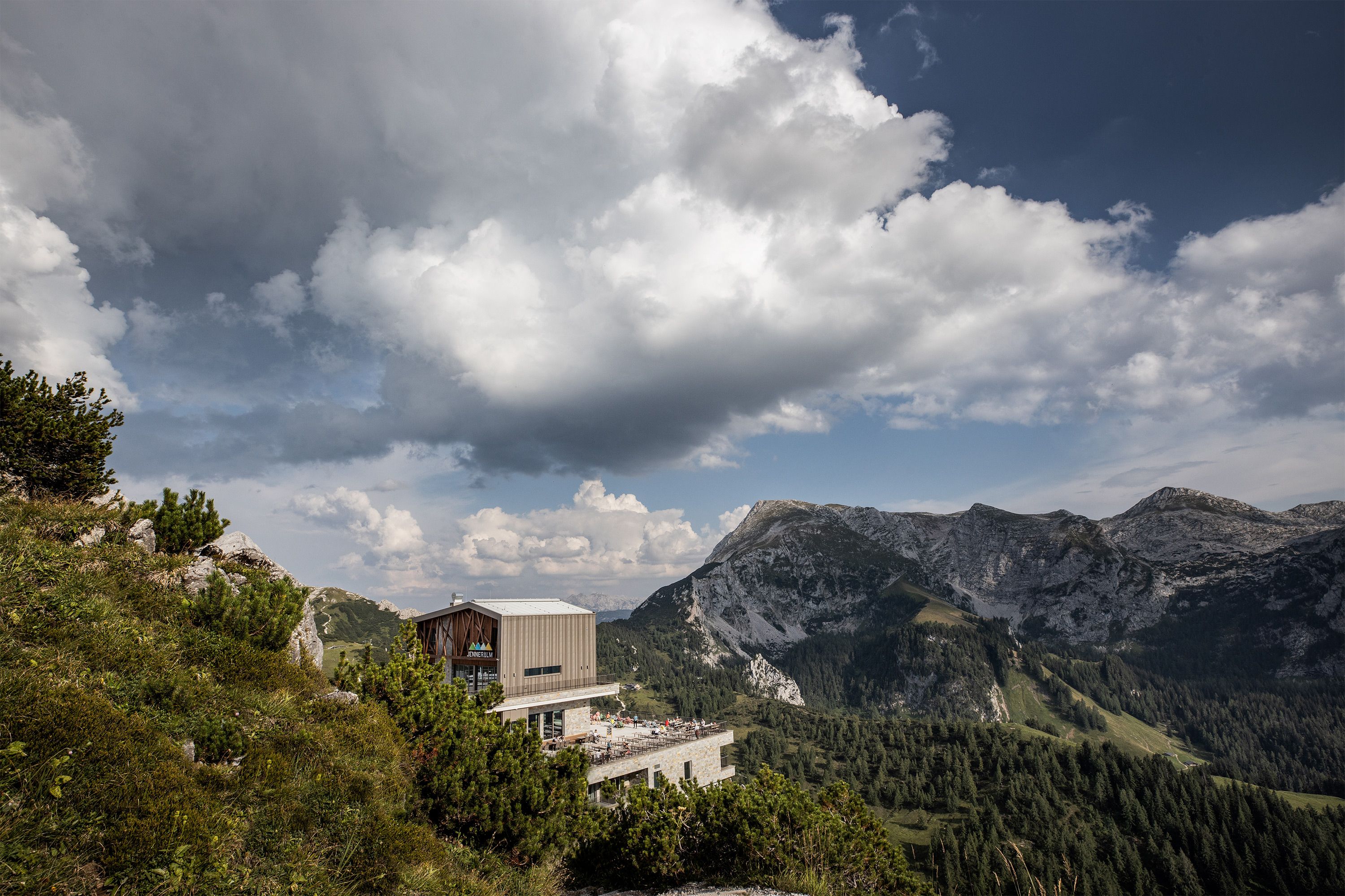 Auf dem Weg zum Jennergipfel