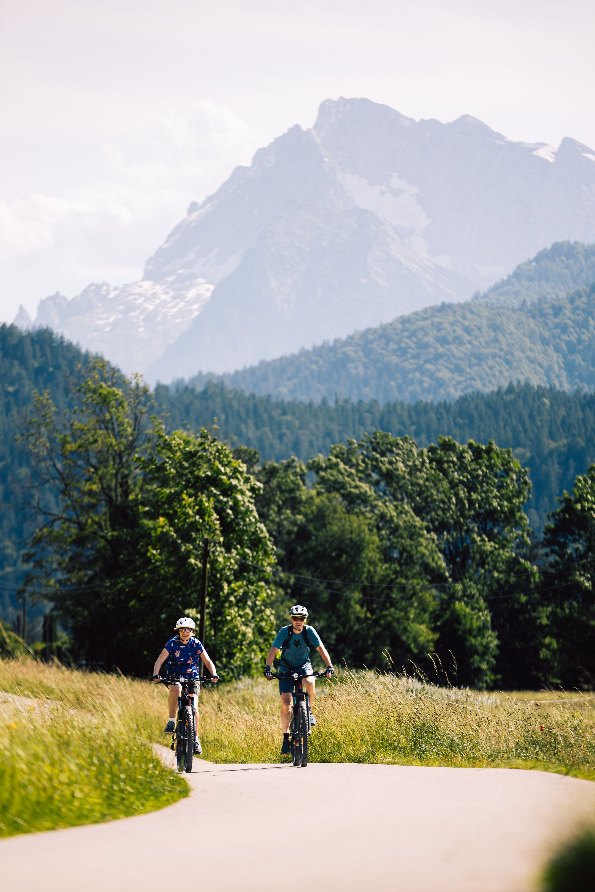 Radweg in Bischofswiesen Winkl