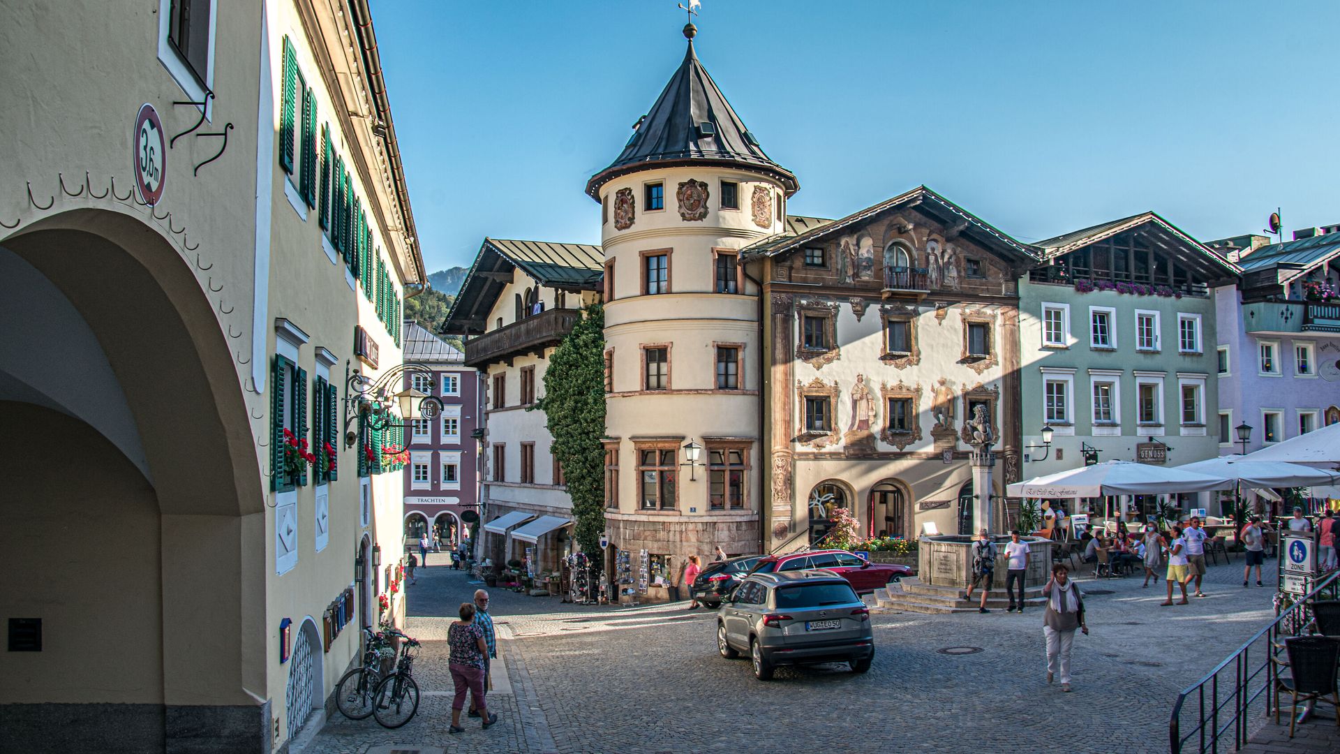 Der Marktplatz Berchtesgaden