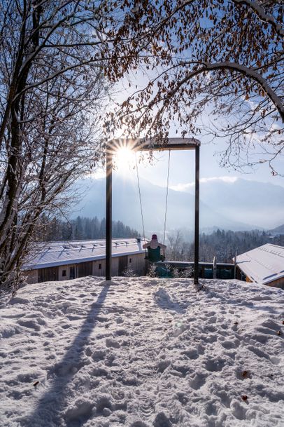 Winter an der Kulturhof Hutschn