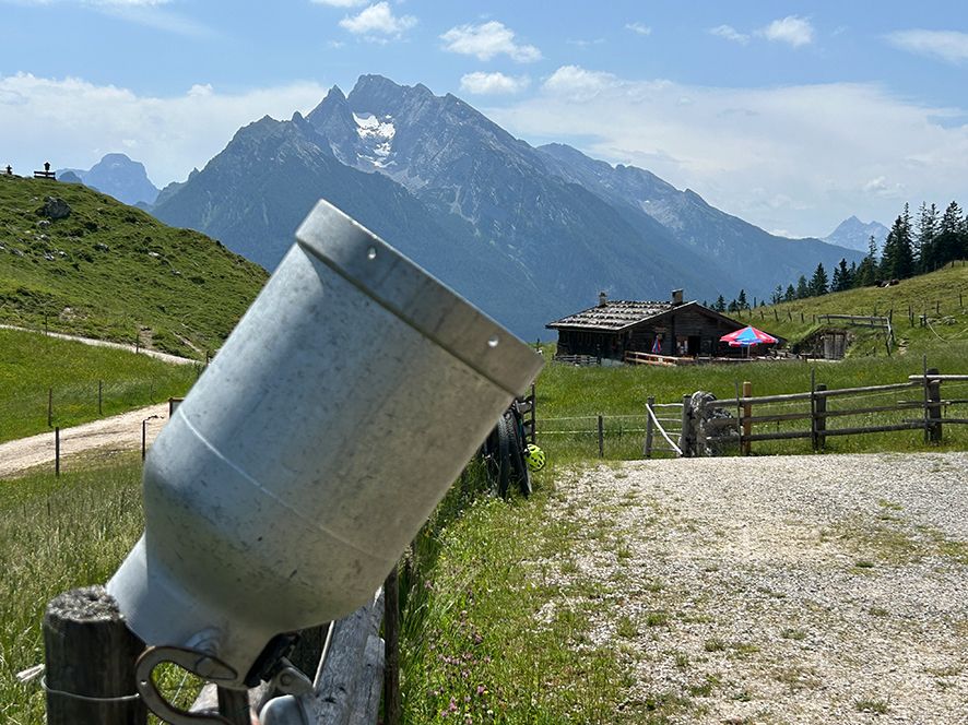 Milchkanne der Mordaualm