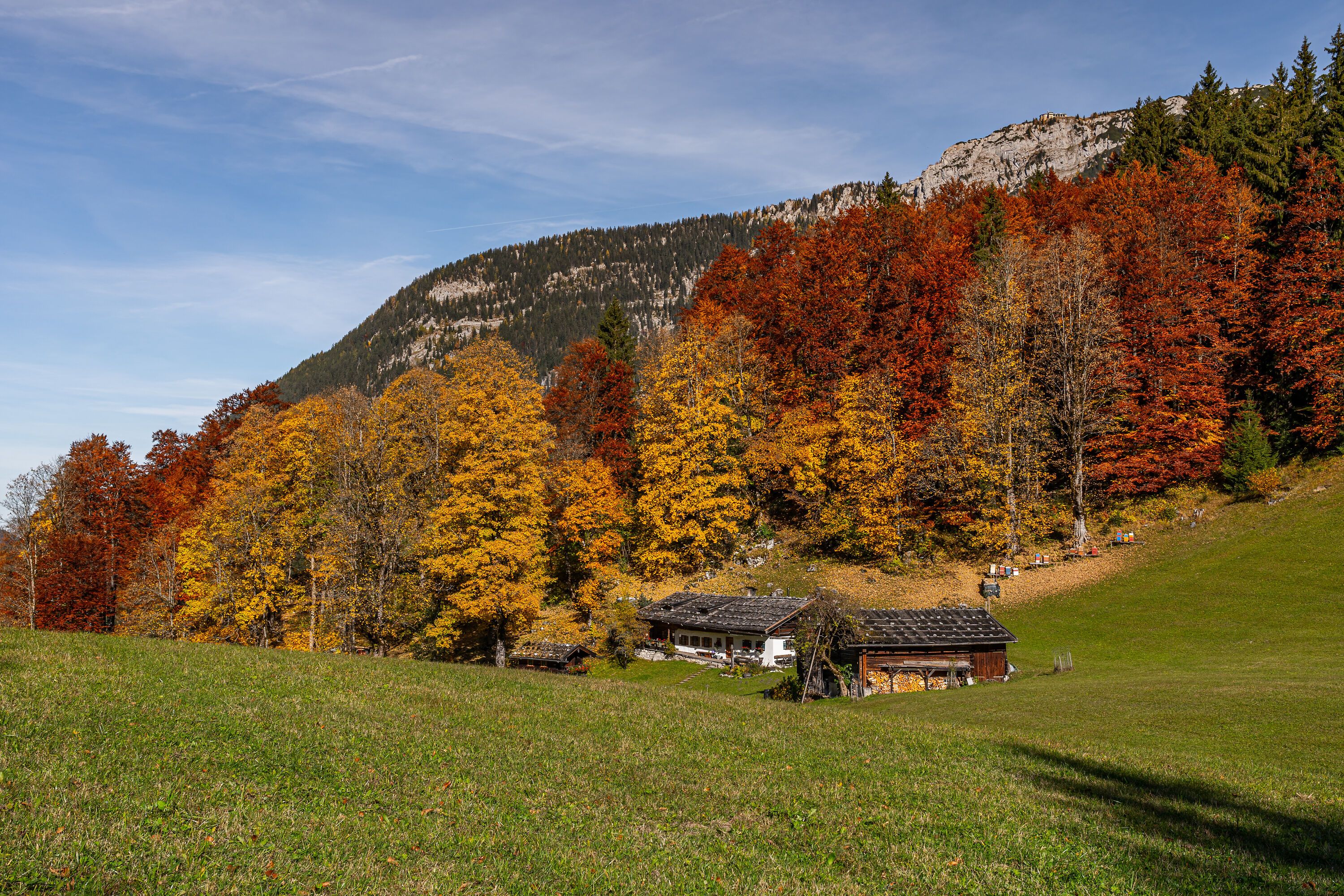 Das Hinterbrandlehen im Herbst
