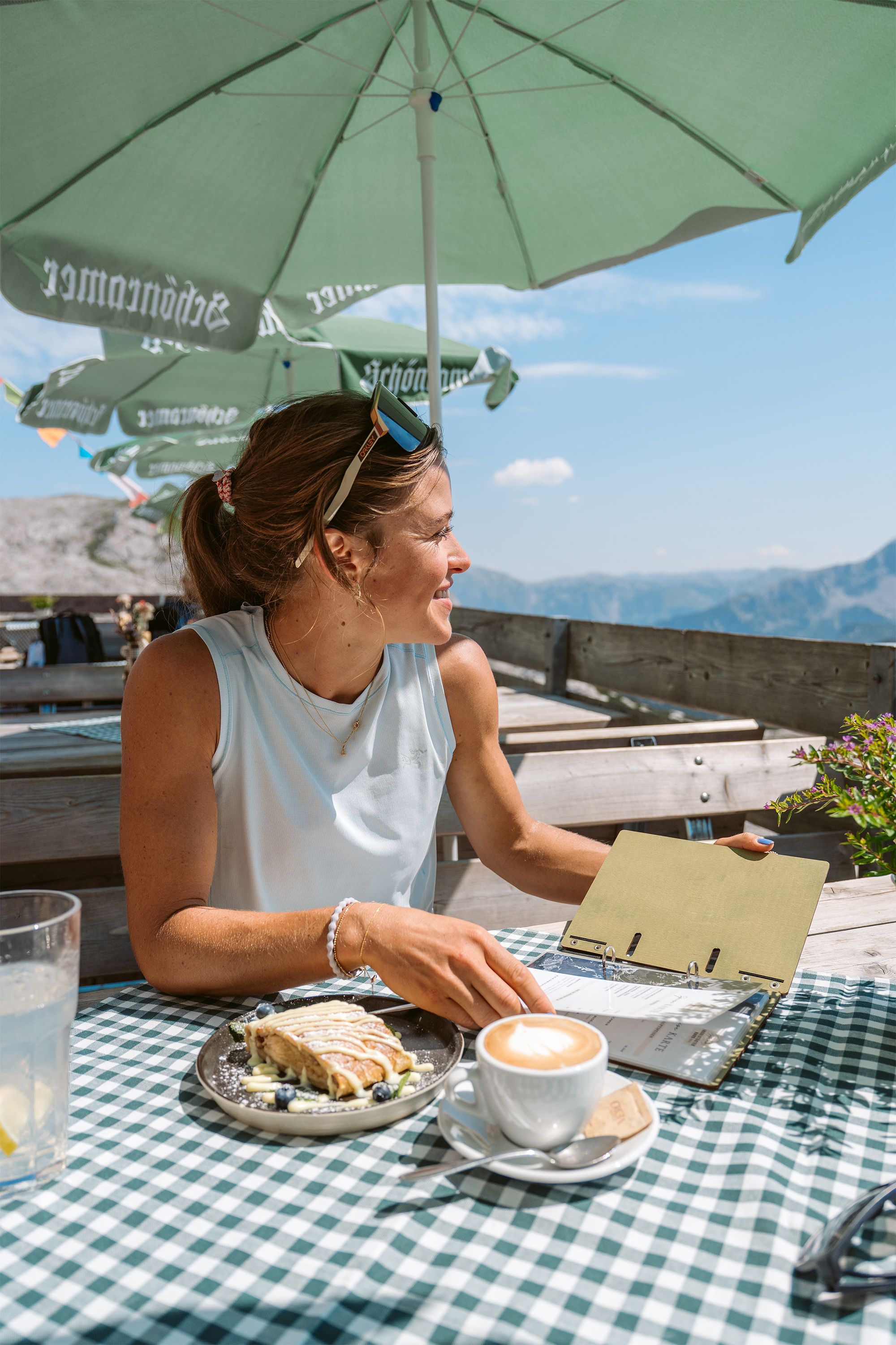 Auf der Terrasse des Ingolstädter Hauses