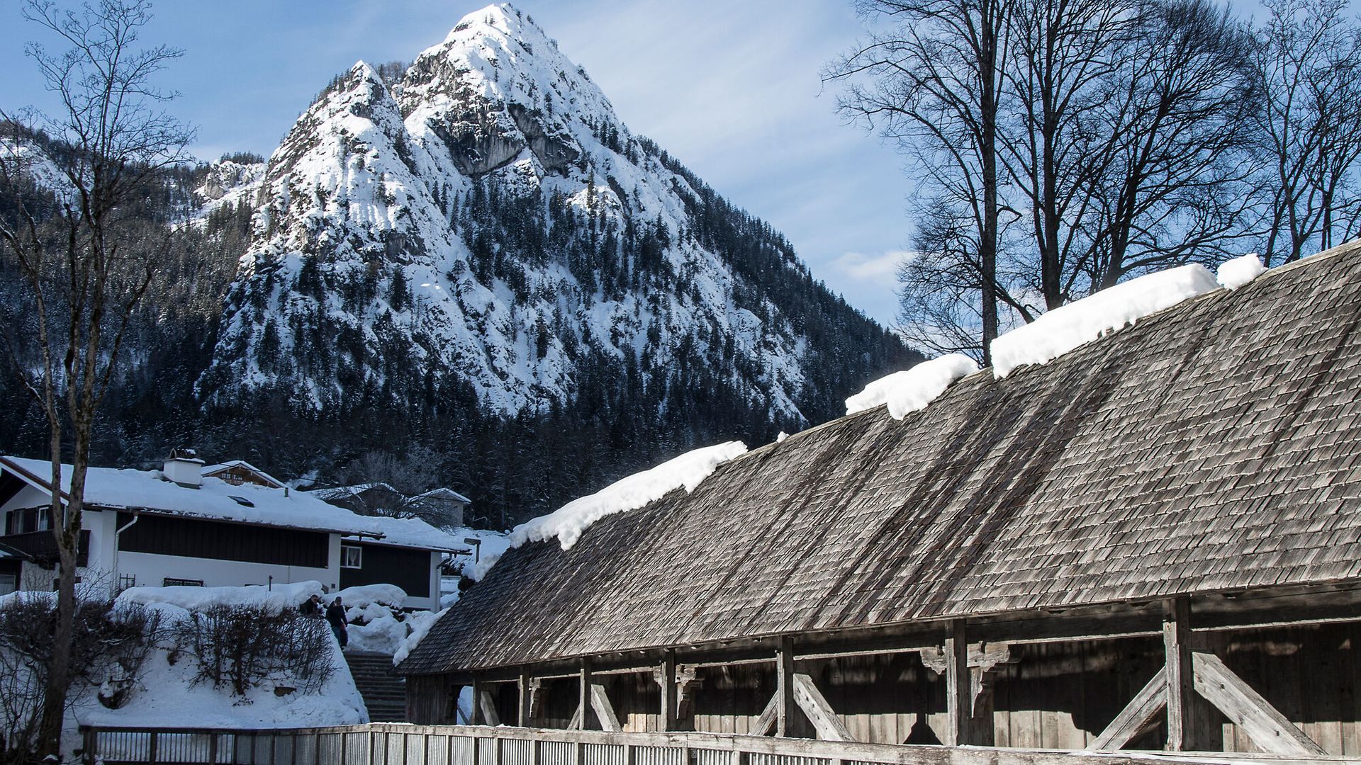 Triftsteg am Königssee im Winter