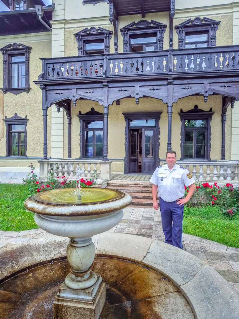 Brunnen der Villa Bayer