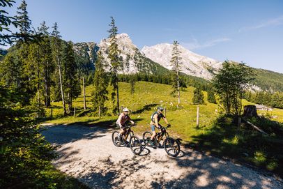 Auf der BGL Bikerunde Mitte zur Kührointalm
