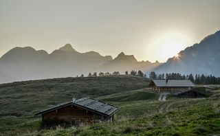 Sunset at the Gotzenalm
