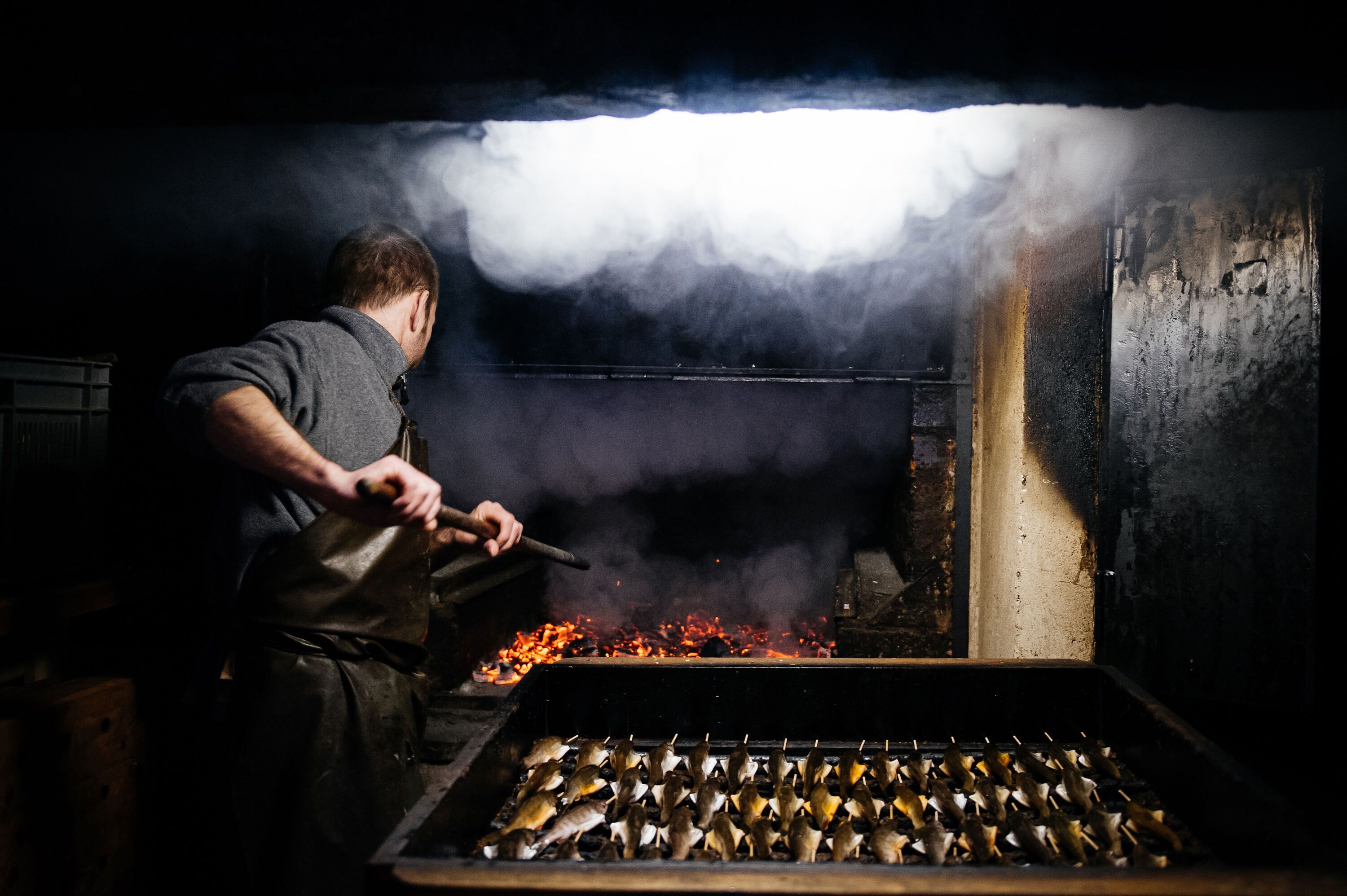 In der Räucherkammer vom Fischer vom Königssee