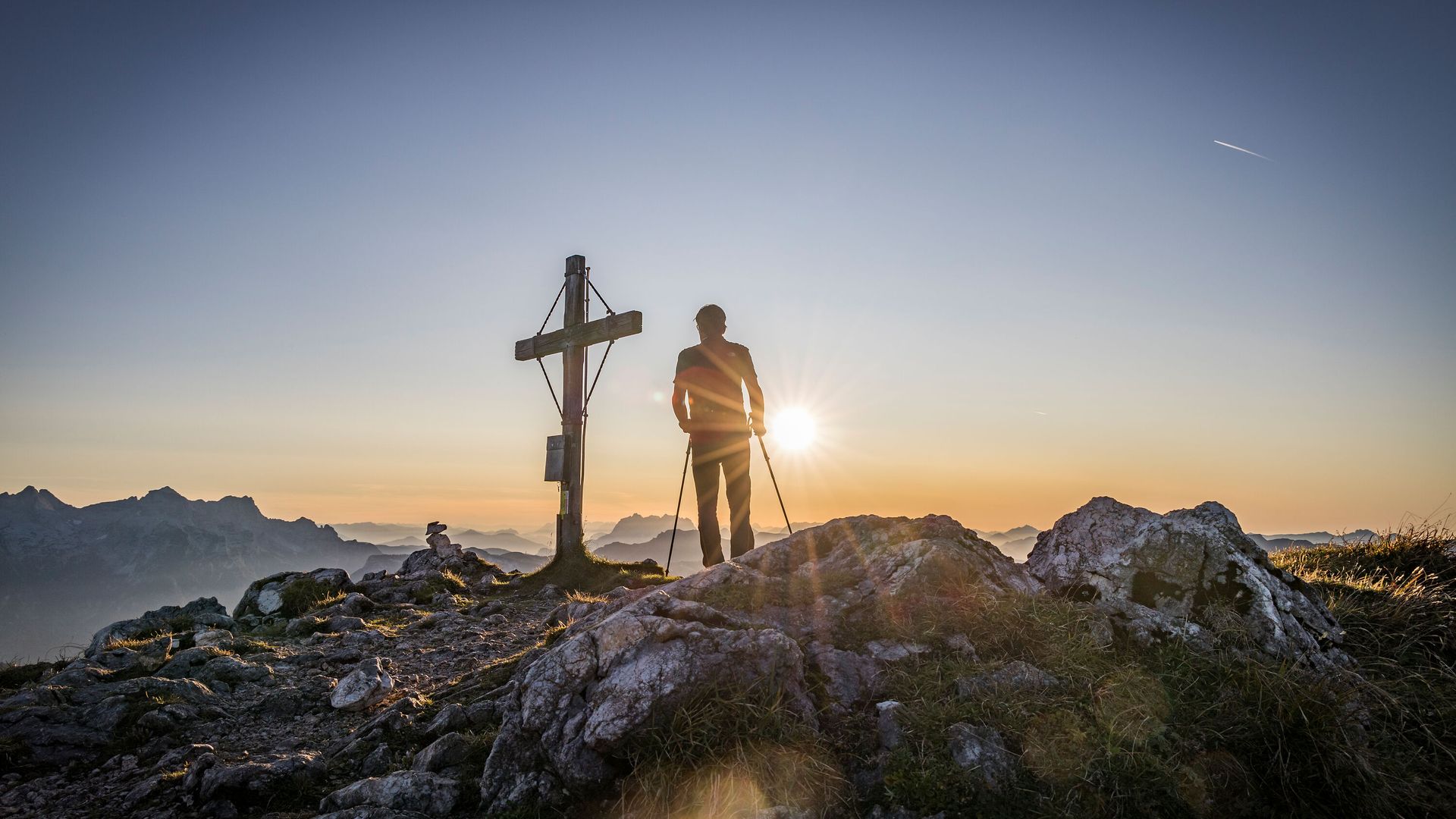 Sonnenuntergang auf der Reiter Alm