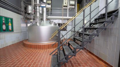 Treppen in der Brauerei Wieninger