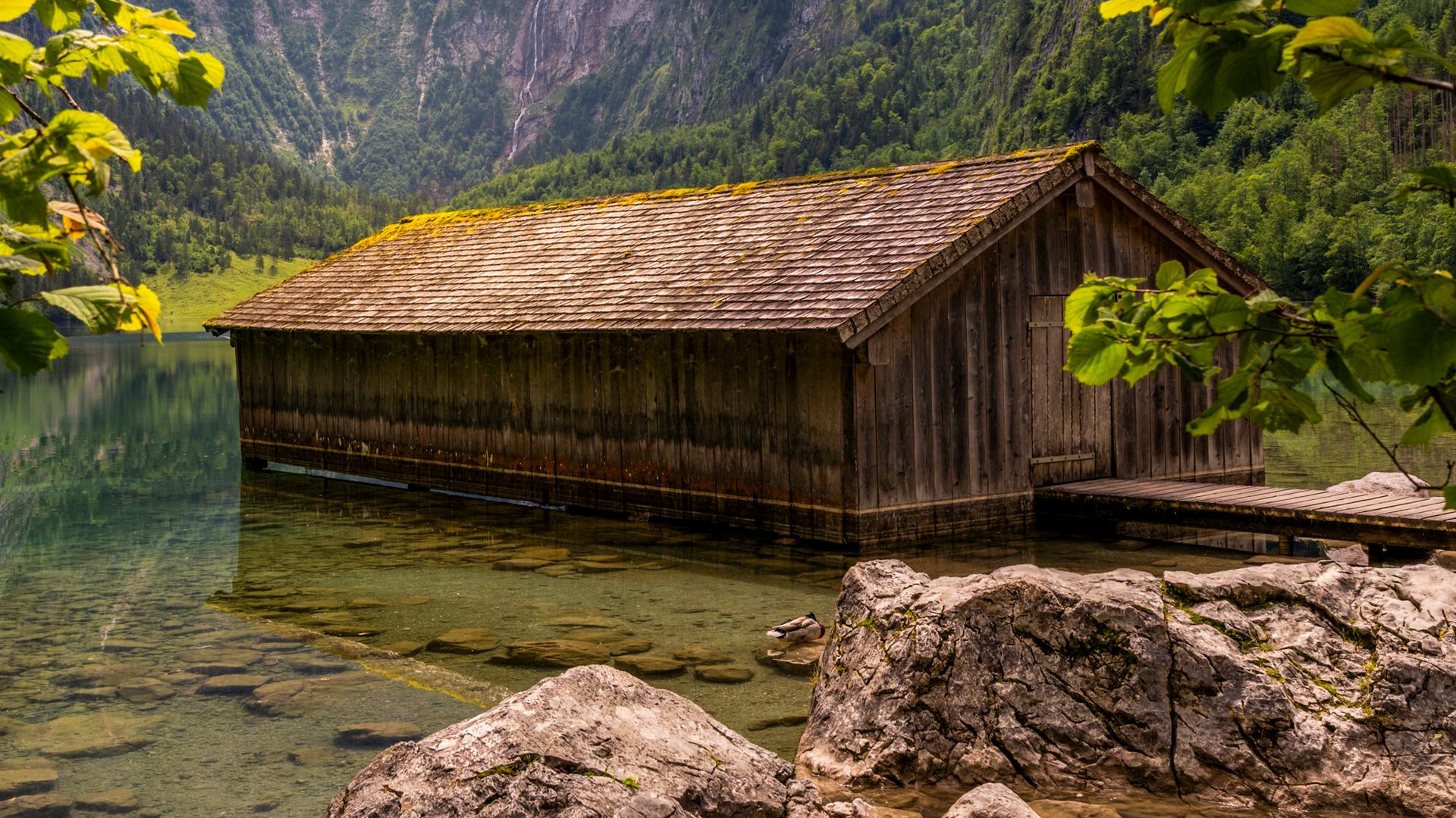 Bootshütte am Obersee