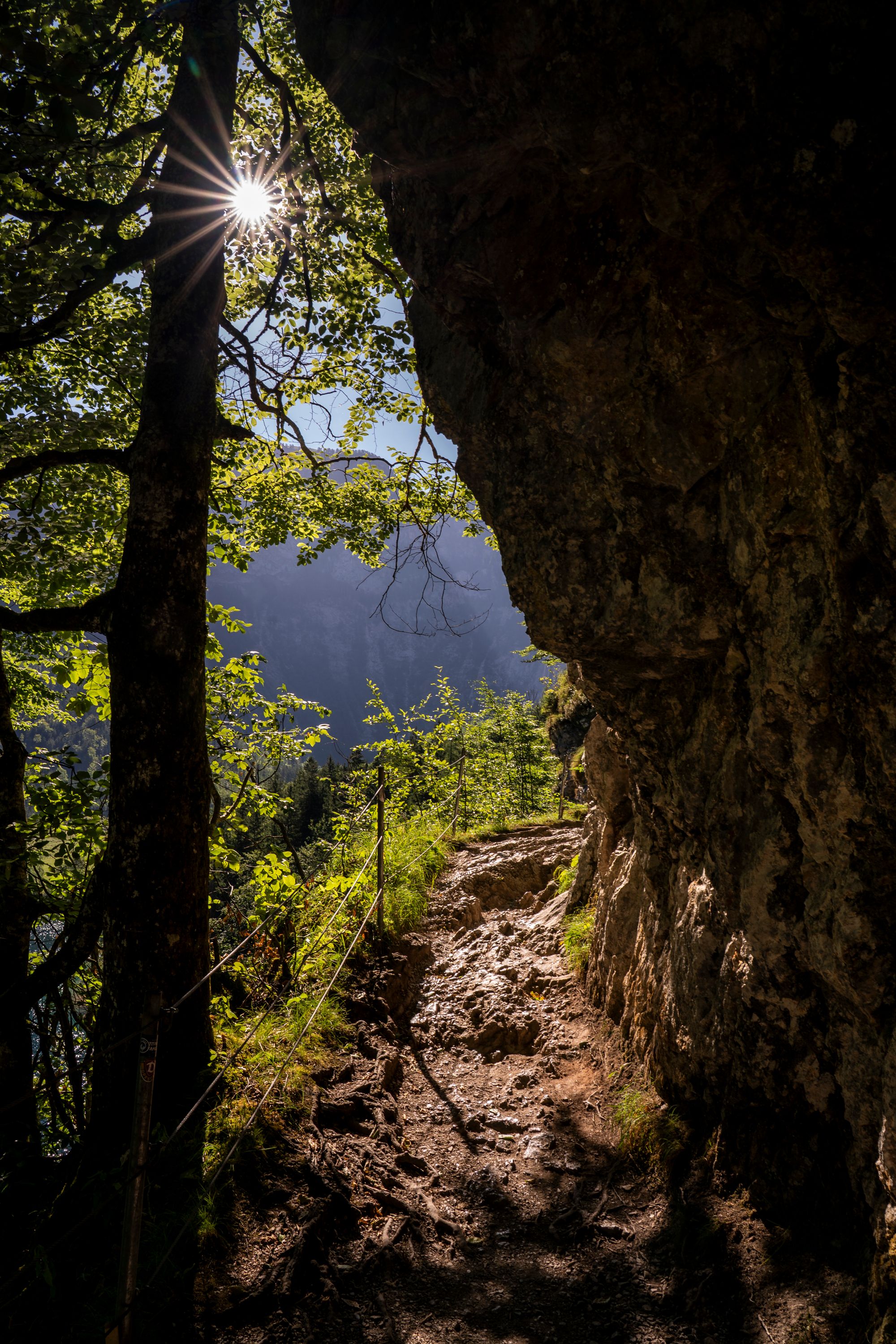 The Alpine Hiking Trail Around Obersee