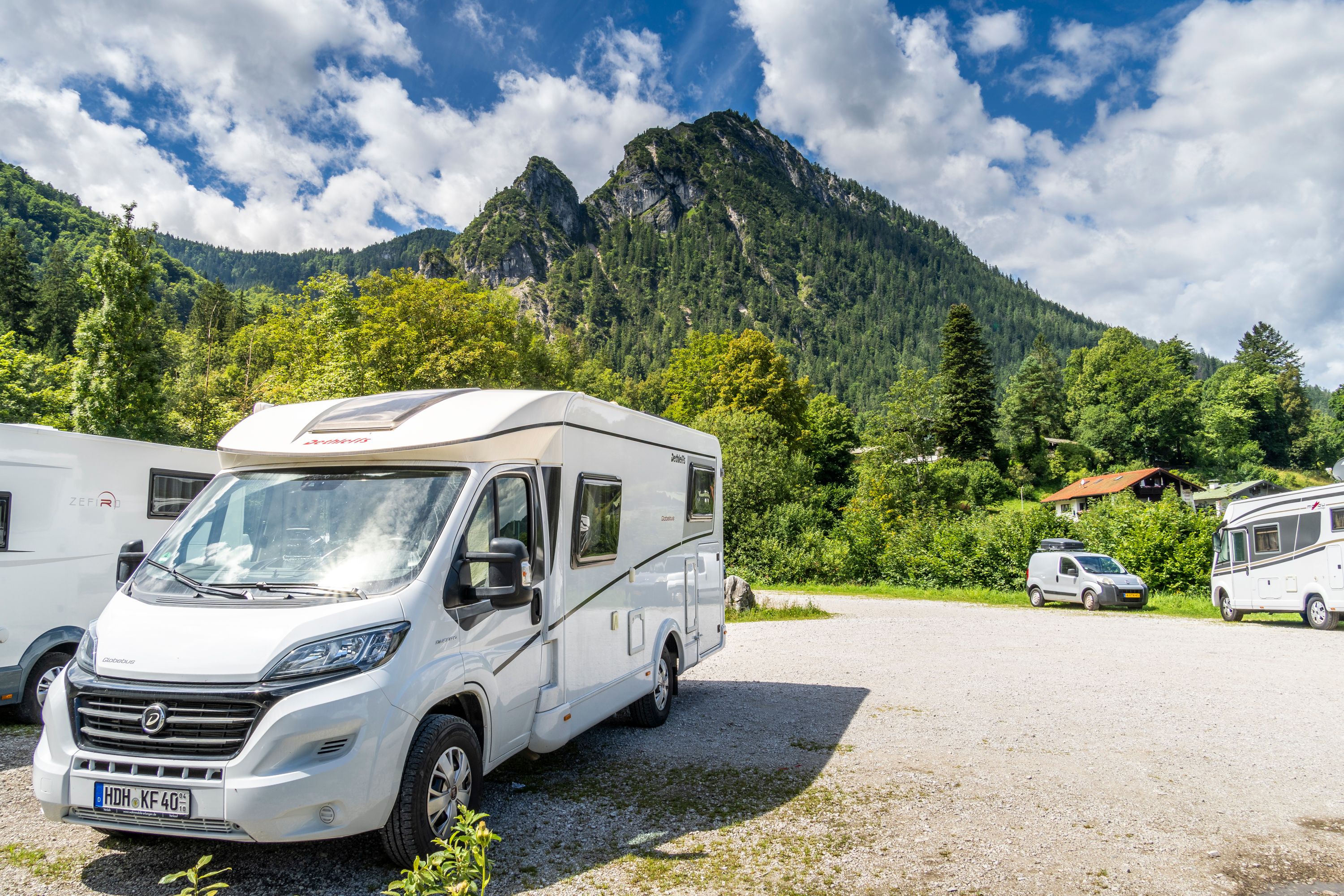 Wohnmobilstellplatz Königssee für für Wohnmobile und KFZ mit Wohnanhänger
