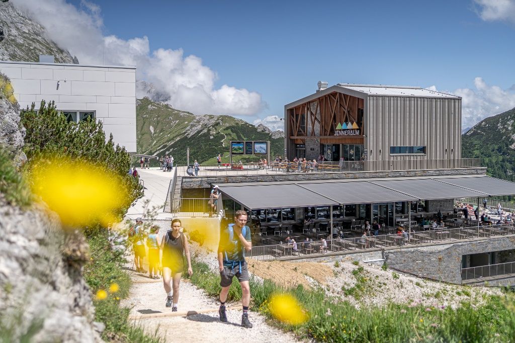 An der Jenneralm, Bergstation der Jennerbahn