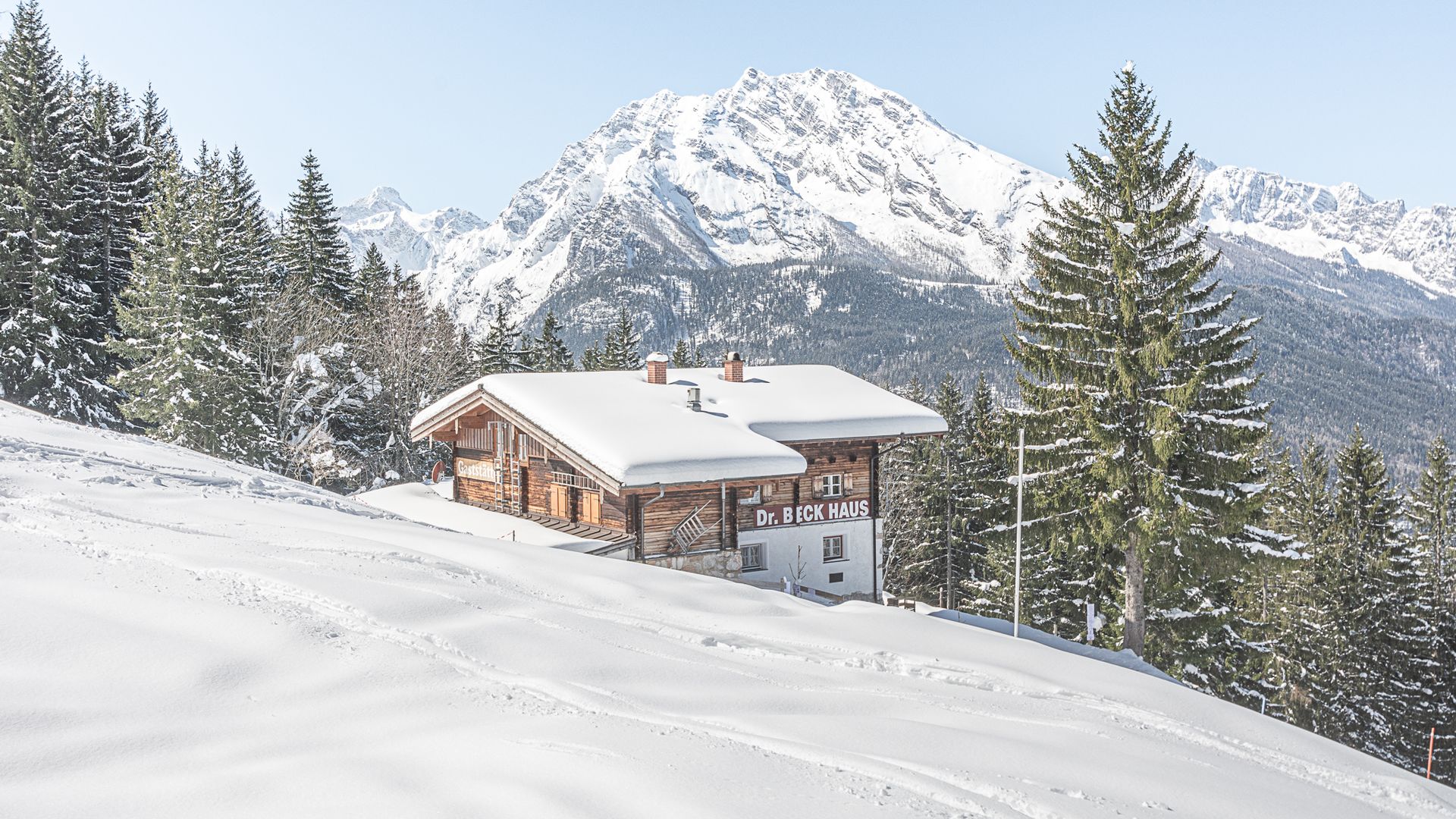 Winter am Dr. Hugo Beck-Haus am Jenner