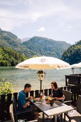 Das Echostüberl mit der See-Terrasse