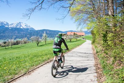 Mit dem Rad zur Stroblalm