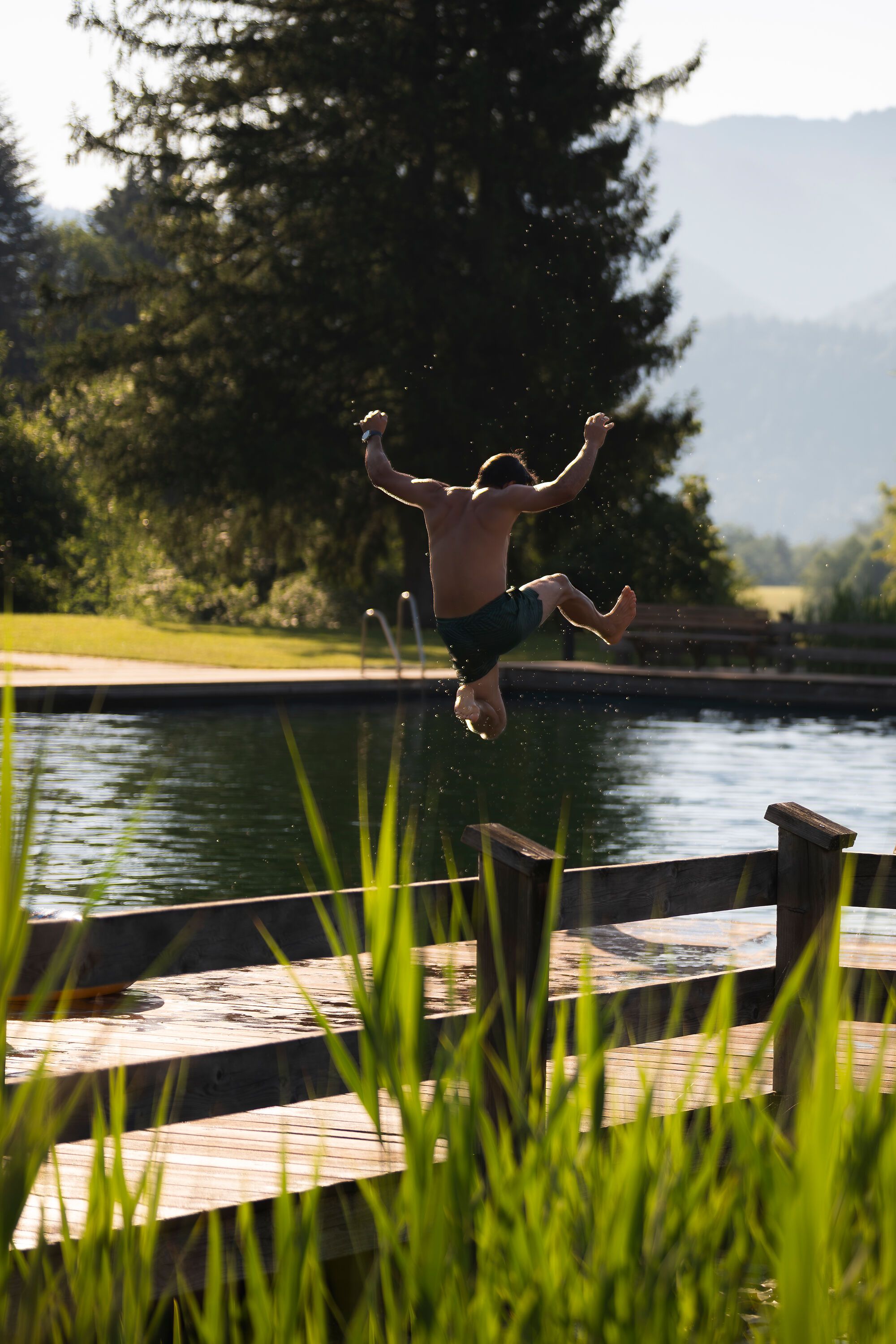 Die Einheimischen nennen das Freibad liebevoll "Aschi"