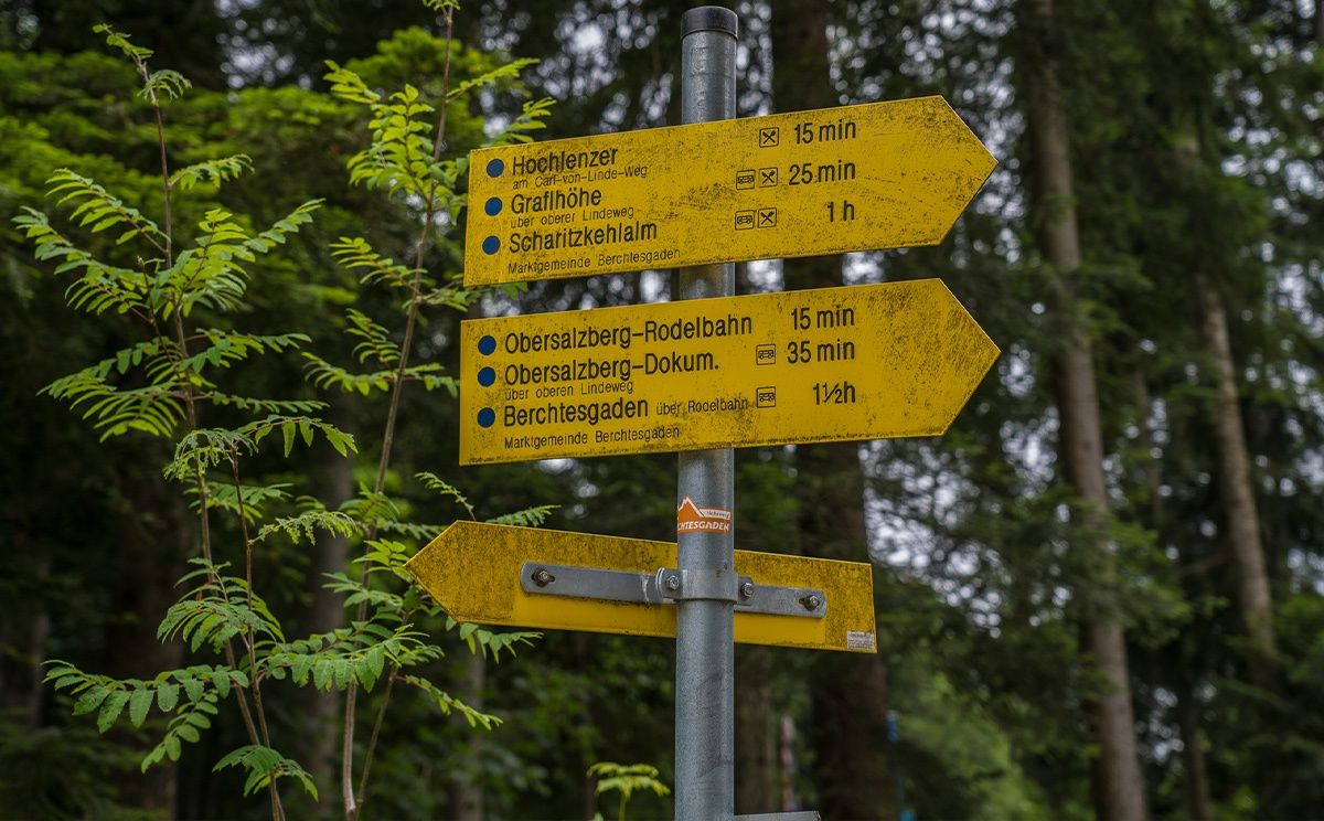 Die Obersalzbergbahn erschließt das Wandergebiet Obersalzberg