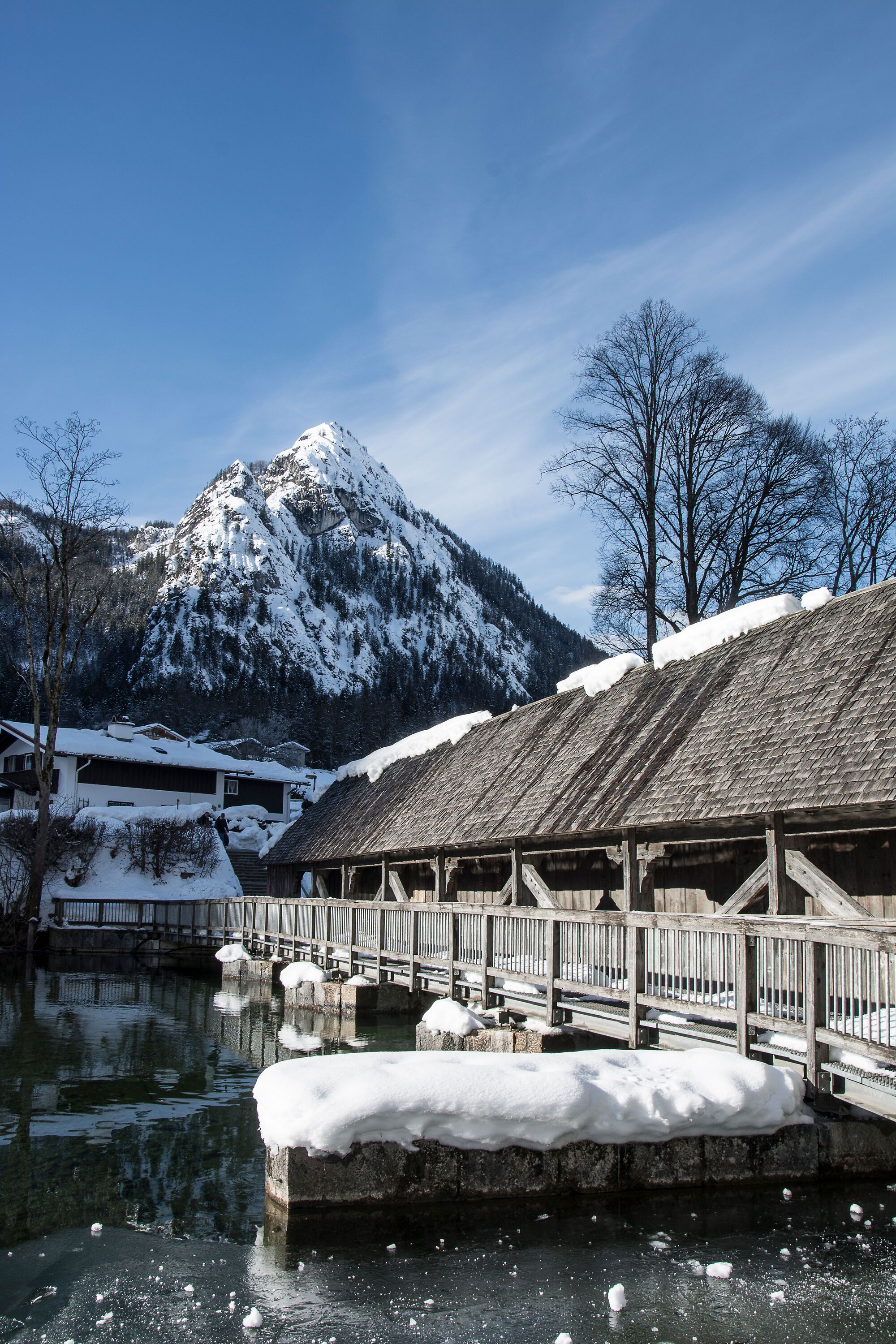 Triftsteg am Königssee im Winter