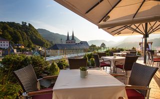 Dachterrasse des Hotel Edelweiss Berchtesgaden