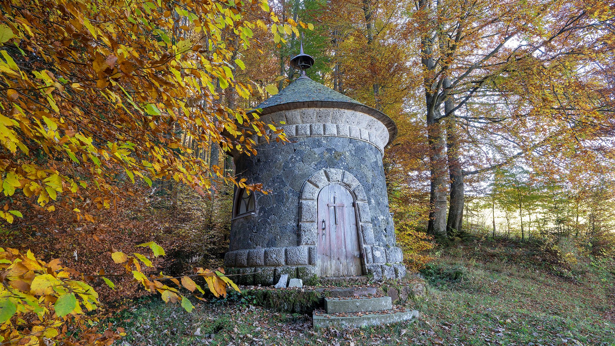 Runde Kapelle die einst ein Pulverturm war