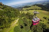 Hochfelln-Seilbahn: Blick auf die Bründling Alm