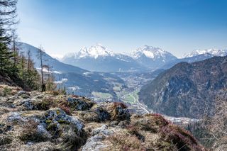 Blick von der Lärchecker Wand über das Berchtesgadener Tal