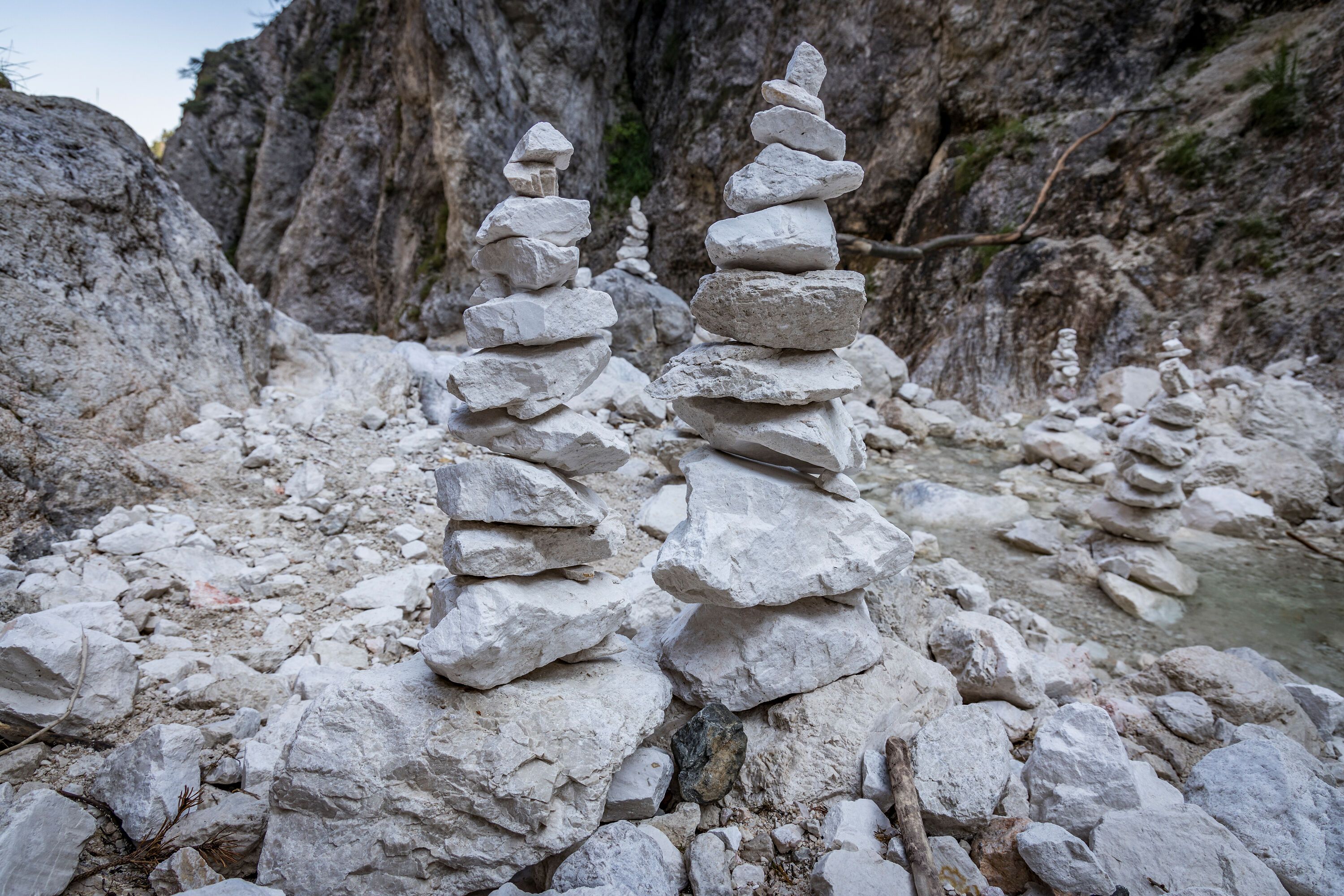 Steinmandl in der Speik