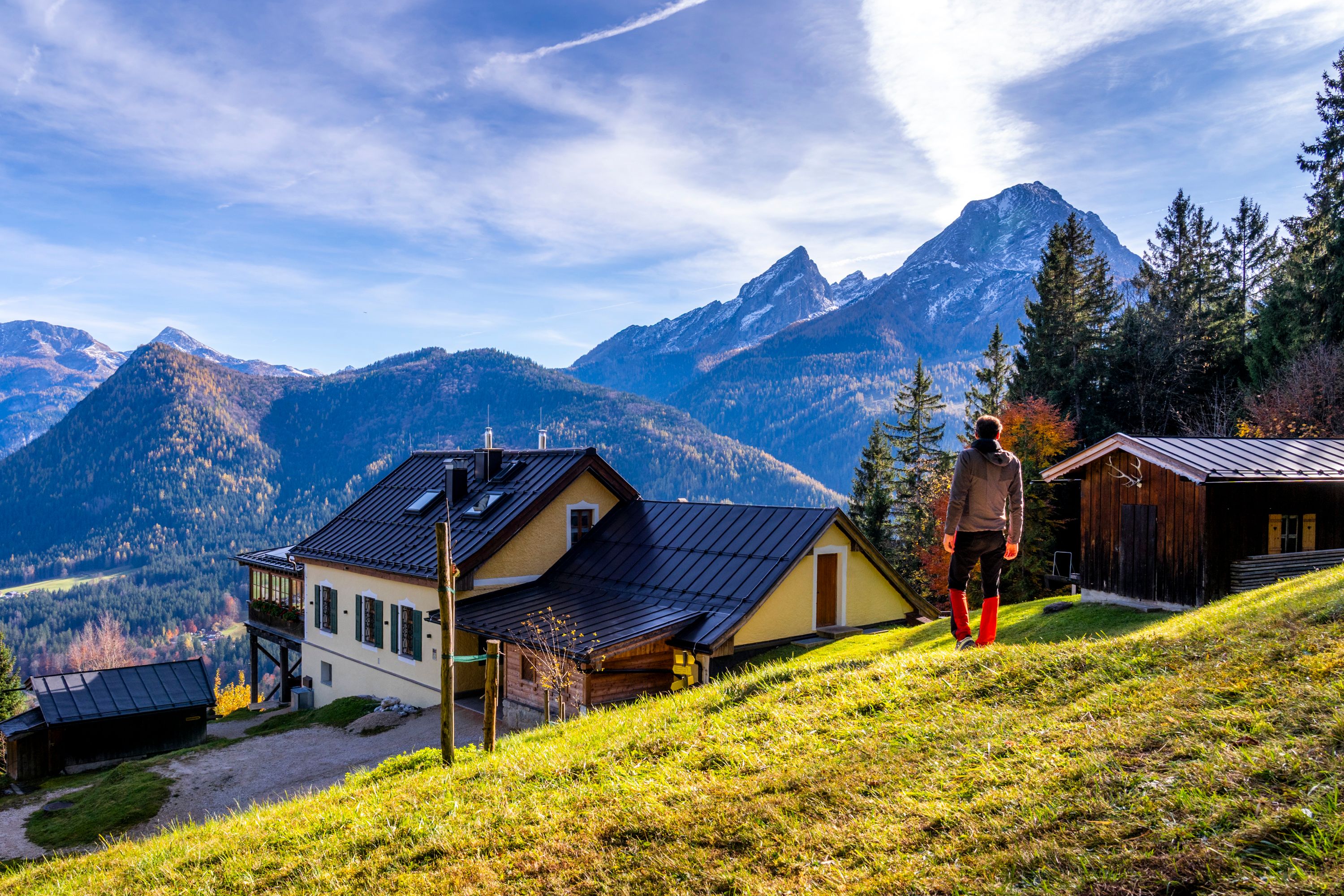 Das Söldenköpfl, im Hintergrund der Watzmann