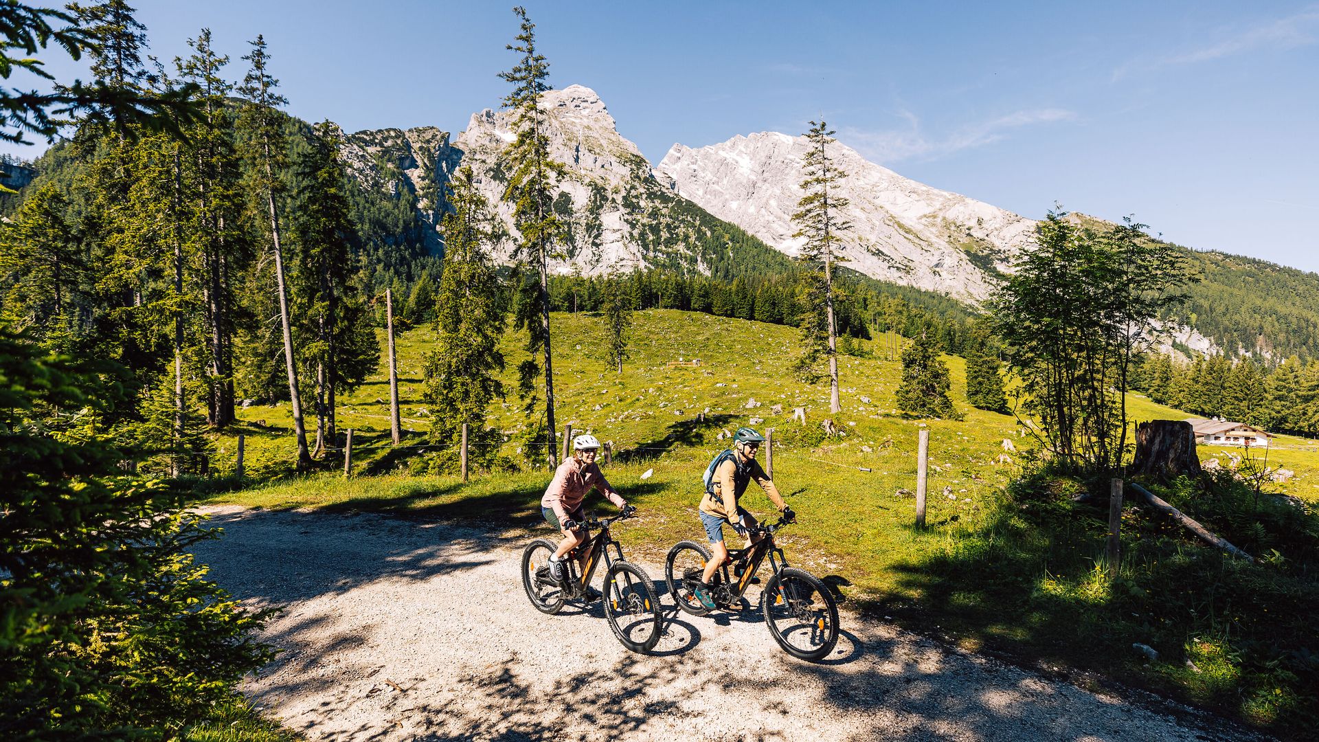 Auf der BGL Bikerunde Mitte zur Kührointalm