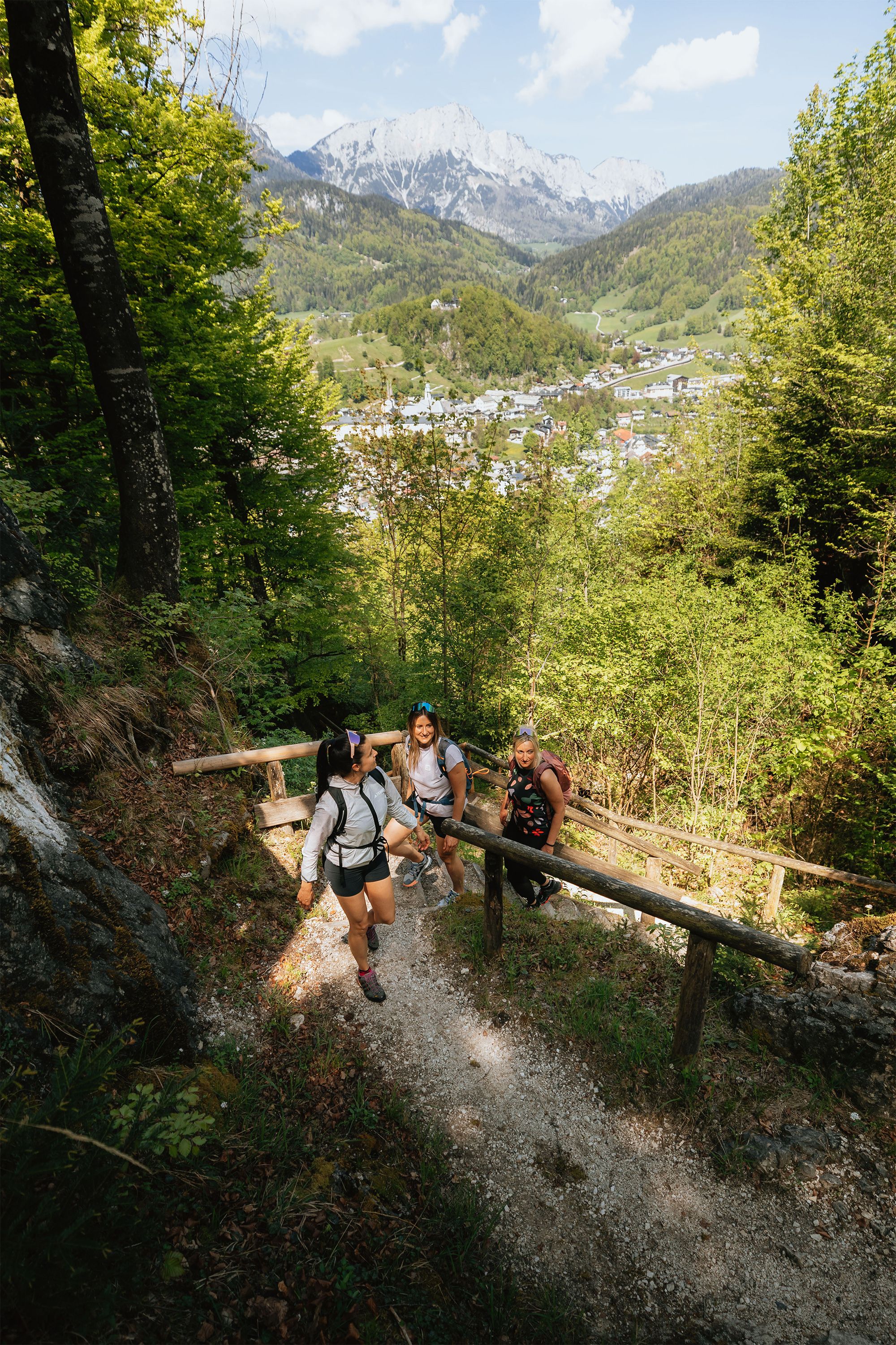 Wandern hoch über Berchtesgaden