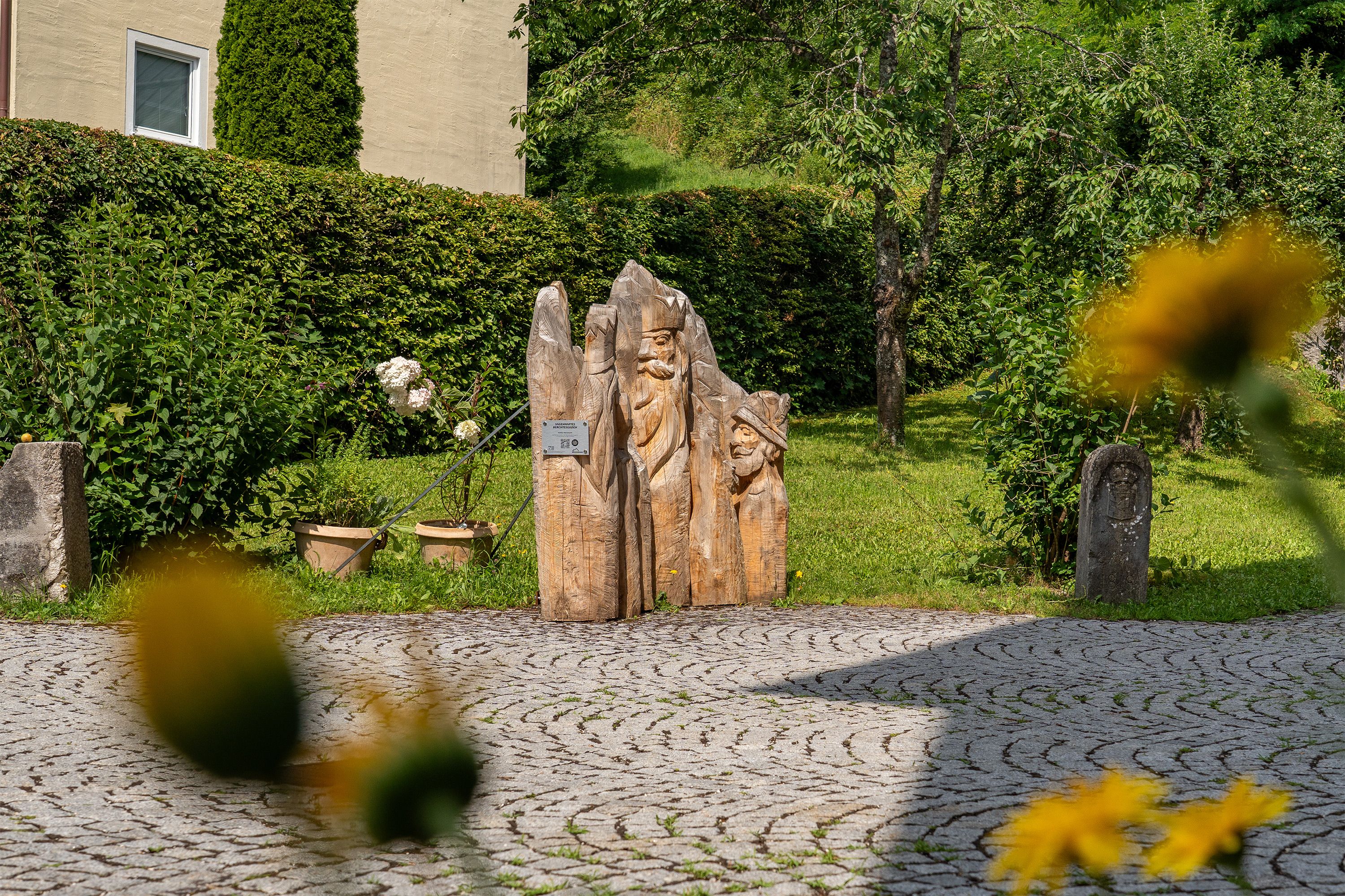 König Watzmann: Sagenfigur am Museum Schloss Adelsheim