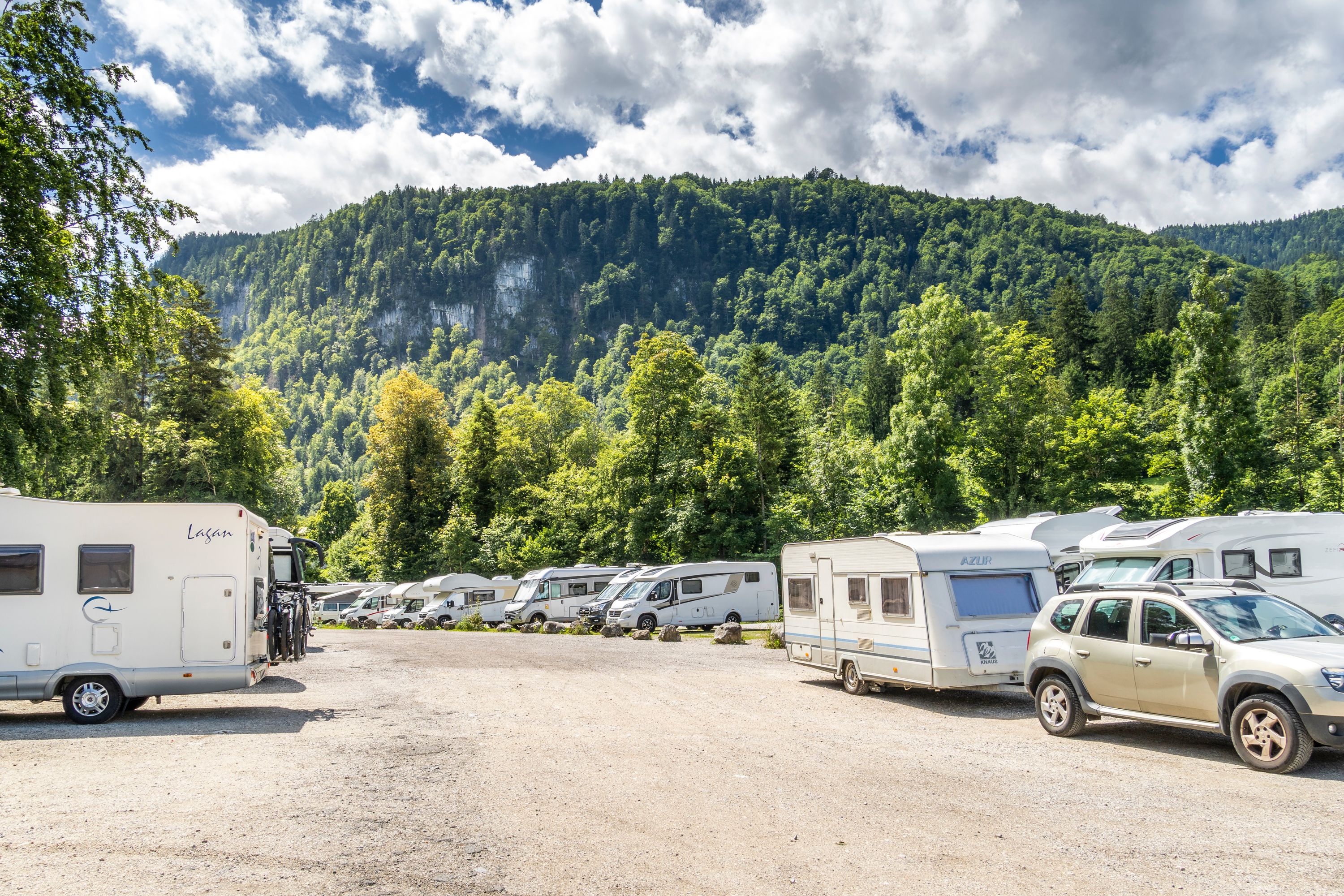 Wohnmobilstellplatz Königssee für für Wohnmobile und KFZ mit Wohnanhänger