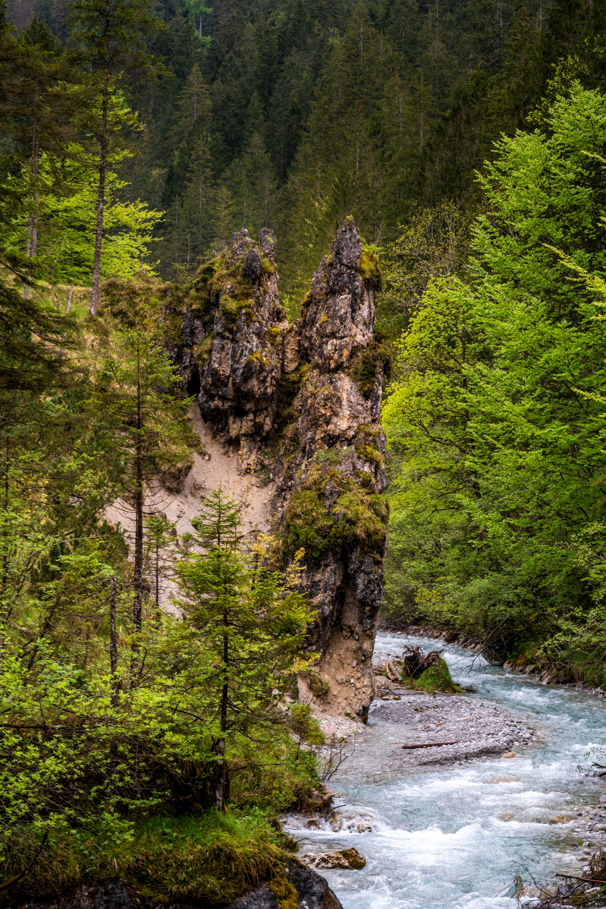 Zwischen Wimbachklamm und Wimbachgries
