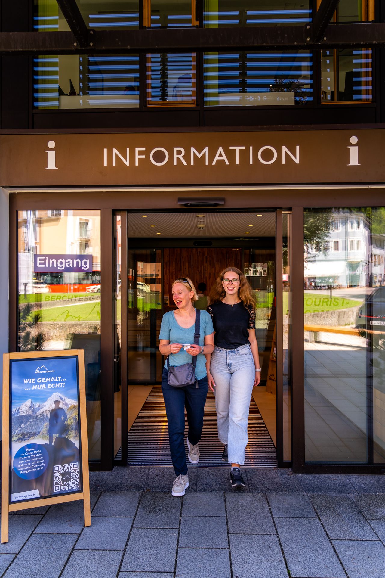 Belohnung in der Tourist-Info