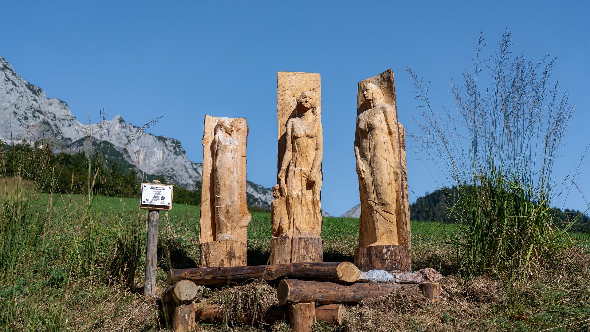 Sagenfigur "Die Wildfrauen am Untersberg"