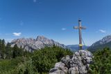 Das Gipfelkreuz auf dem Litzlkogel