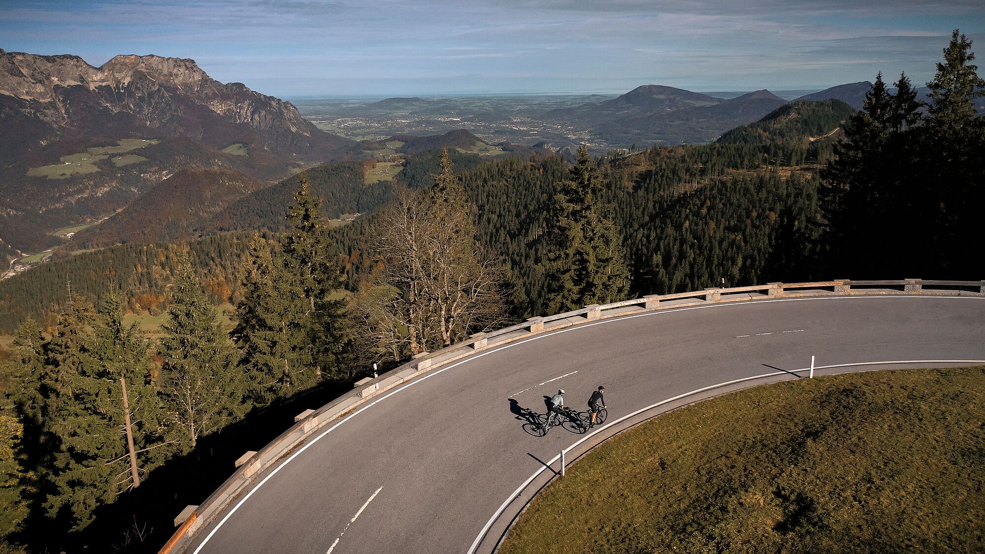 Rennradfahren auf der Rossfeld Panoramastraße