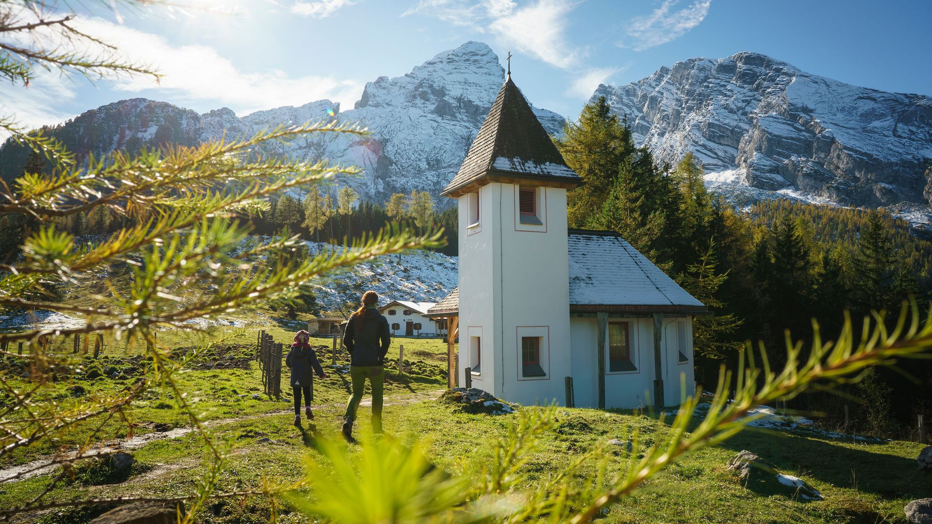 Bergsteiger Gedenkkapelle St. Bernhard auf Kühroint