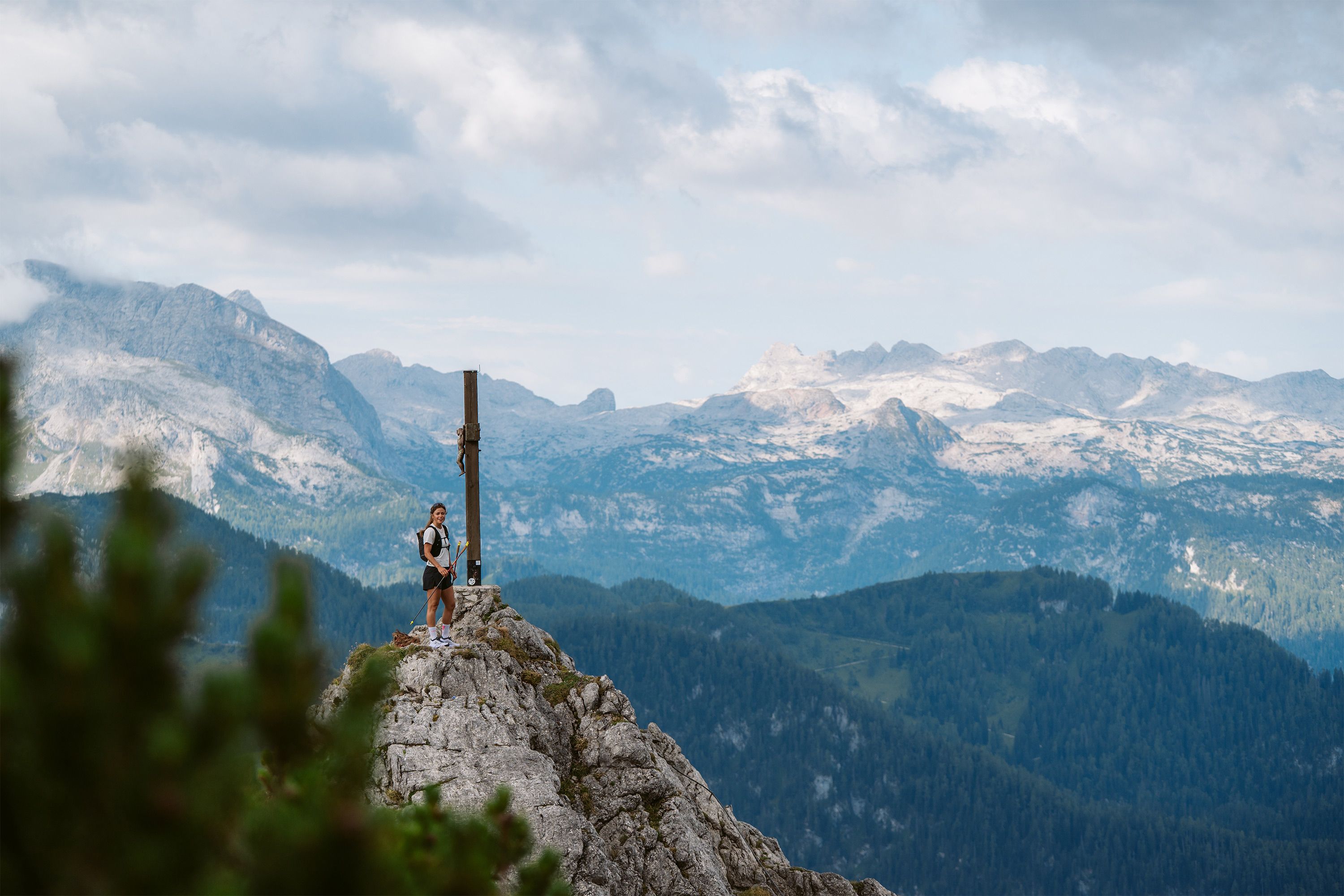 Der Abstecher zum Pfaffenkegel oberhalb des Stahlhauses belohnt mit alpinem Flair und unvergesslichen Ausblicken in die Berchtesgadener Bergwelt.