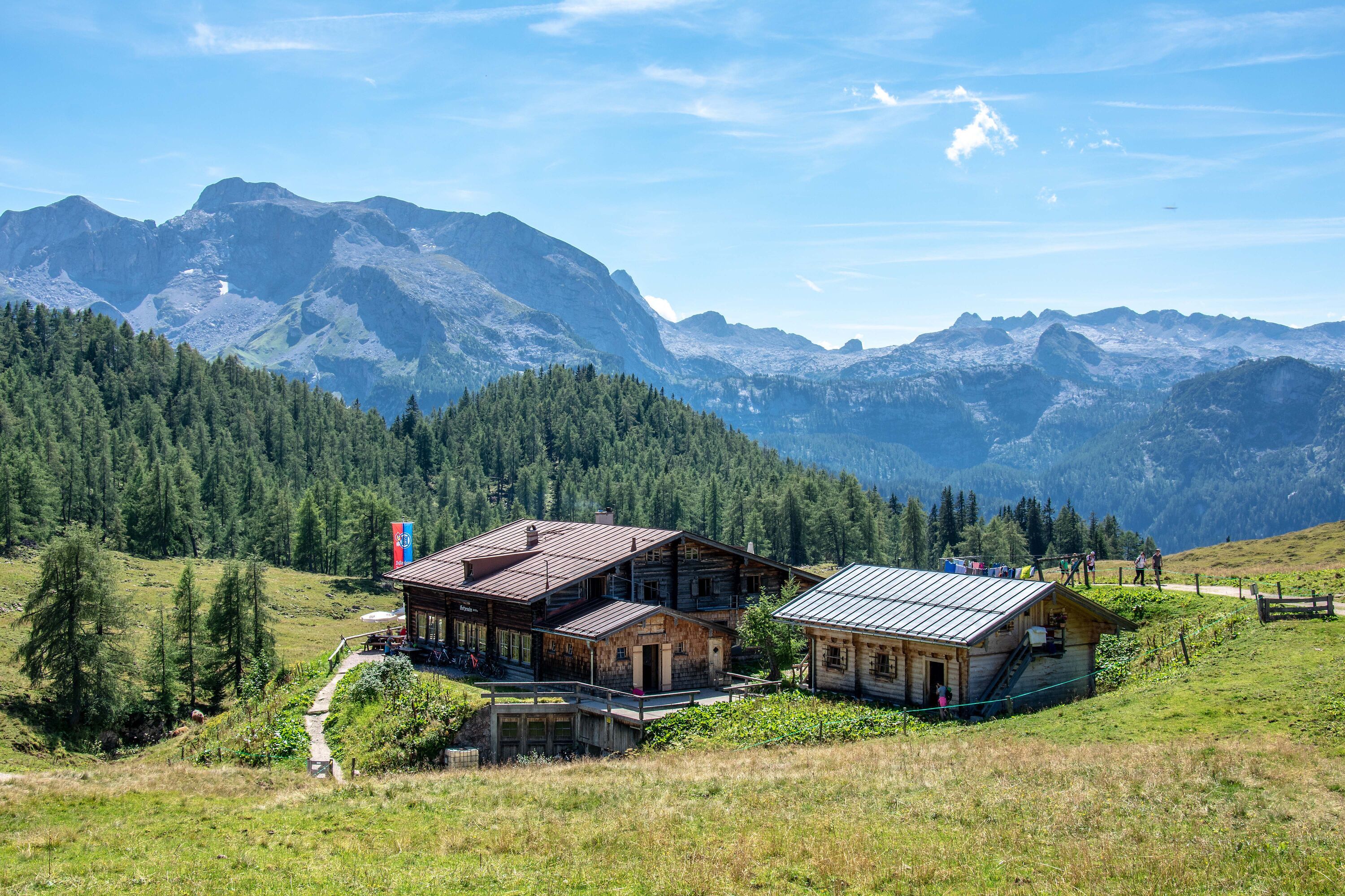 Die Berggaststätte Gotzenalm