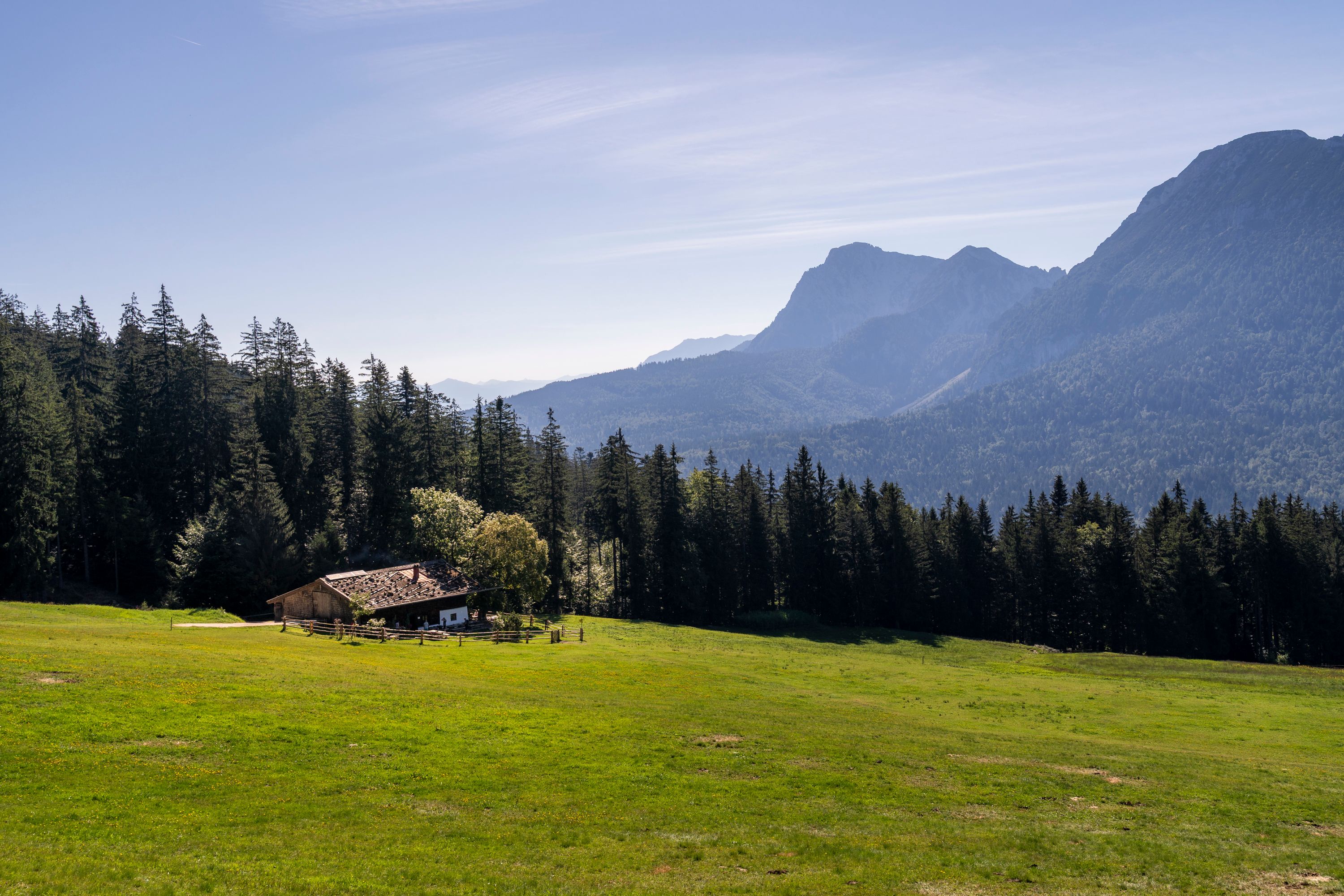 Die Bäckeralm bei Inzell