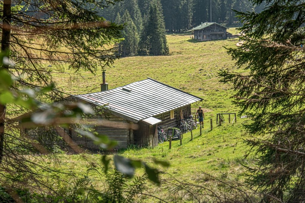 Kaser auf der Anthaupten-Alm