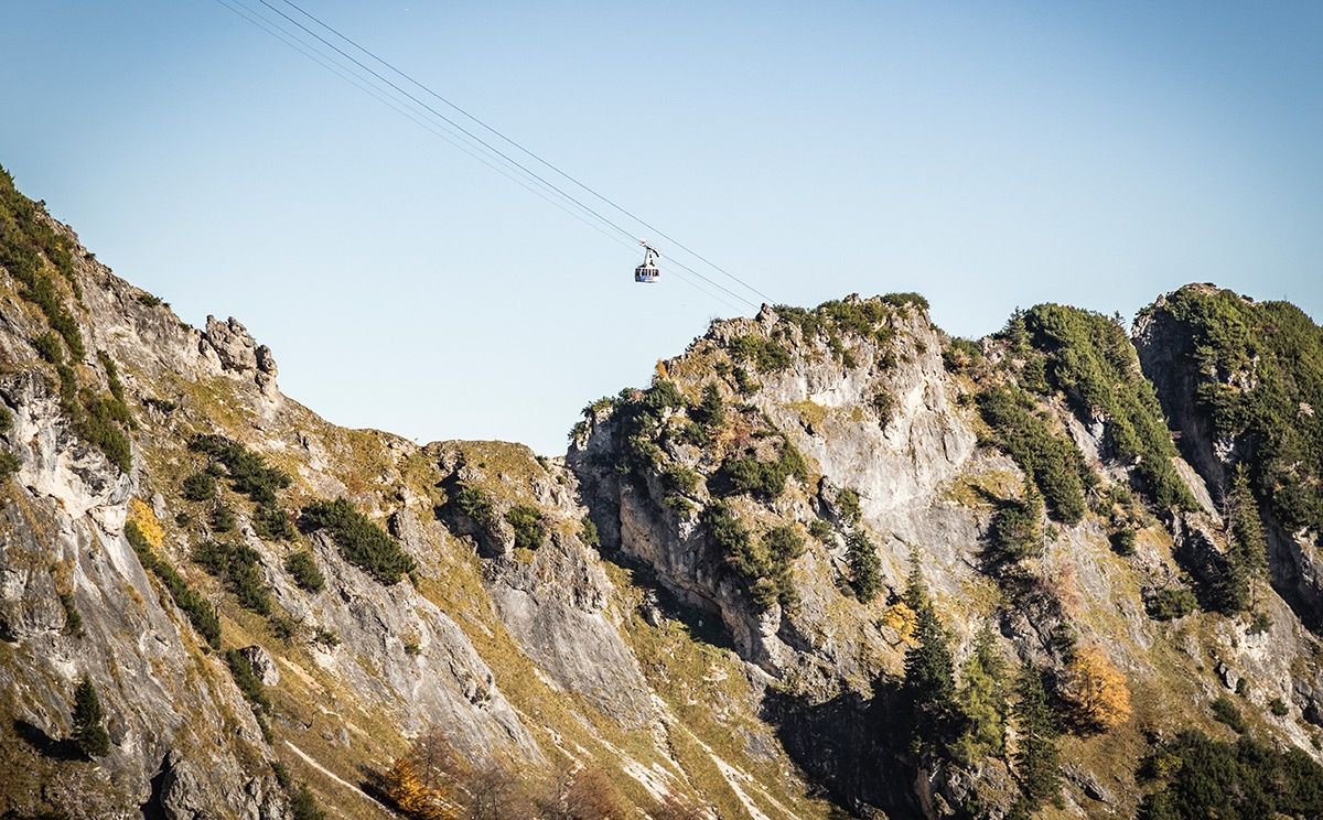 Die Seilbahn auf den Untersberg