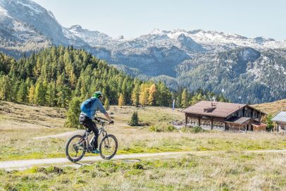 Gotzenalm Mountainbike im Herbst