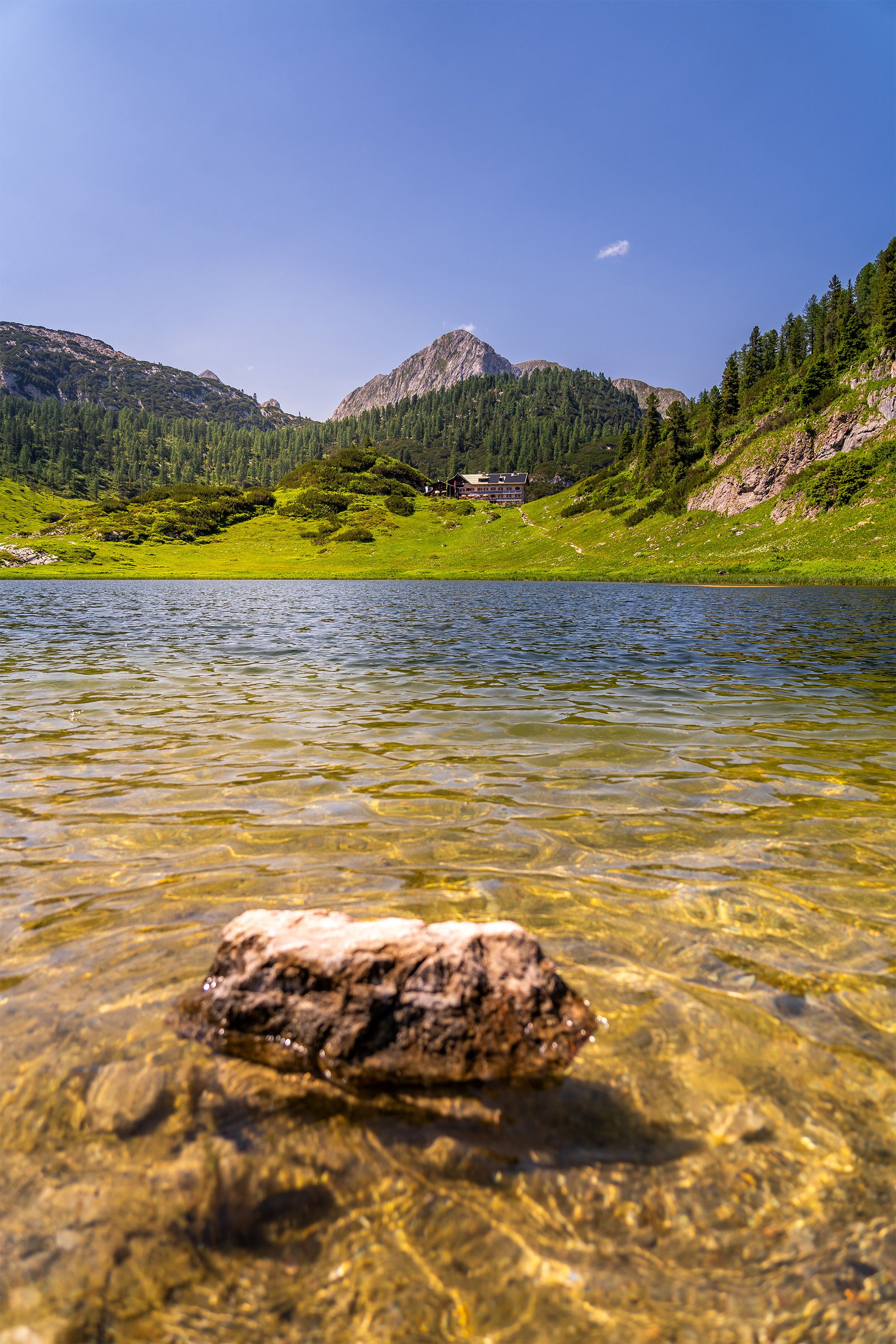 Das Wasser des Funtensees