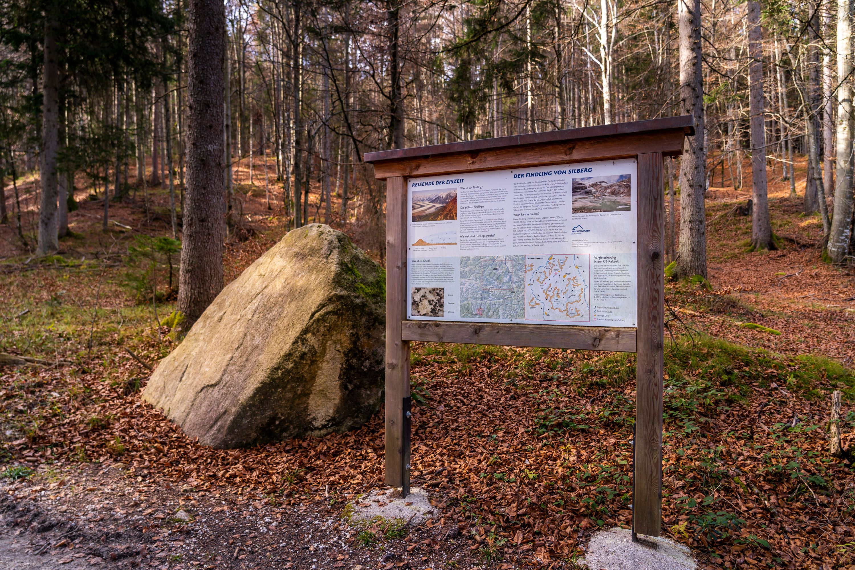 Der Gneis-Findling vom Silberg